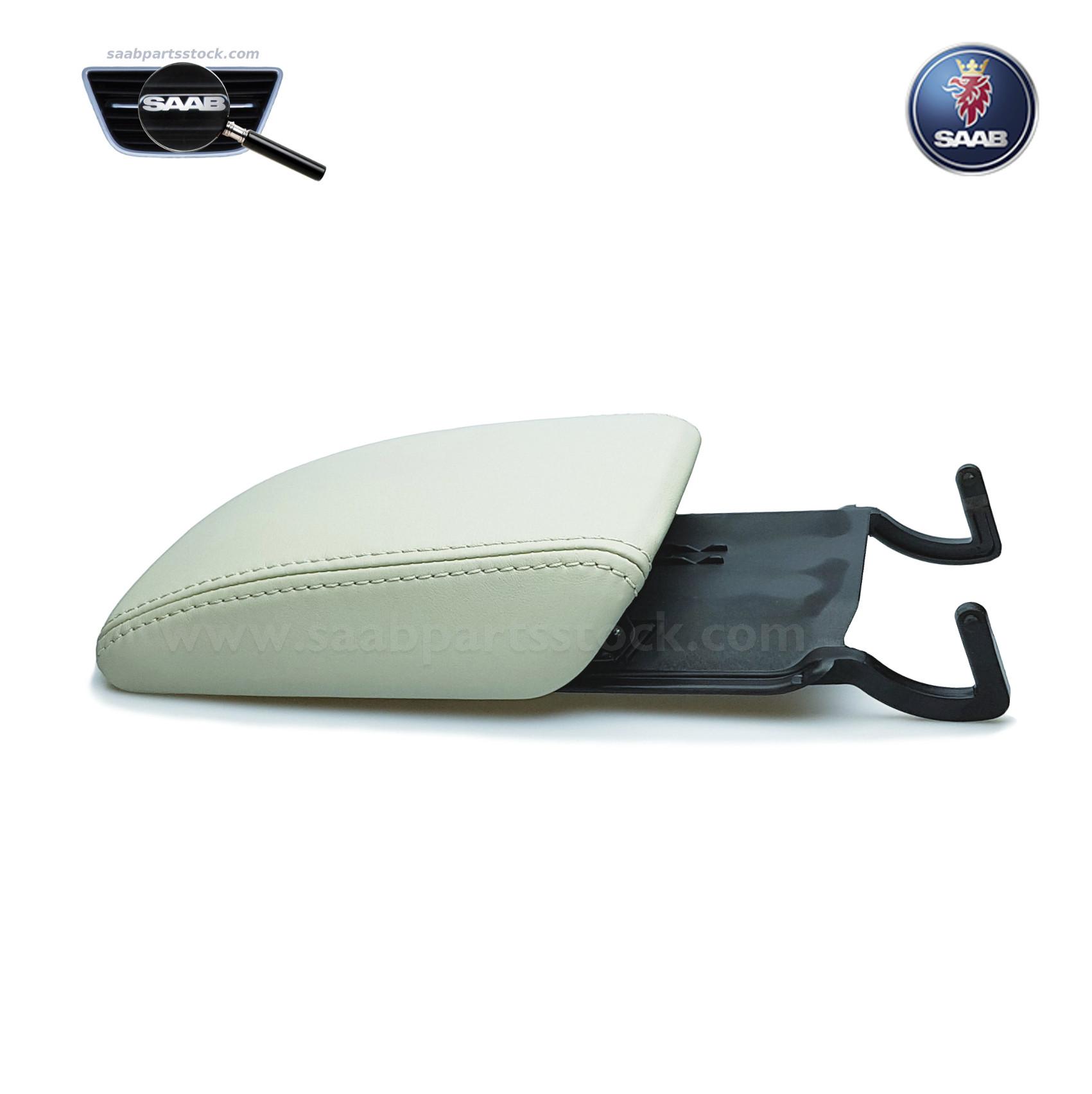 SAAB 9-3 12776269 Leather Arm Rest adjust. L50 Beige SaabPartsStock