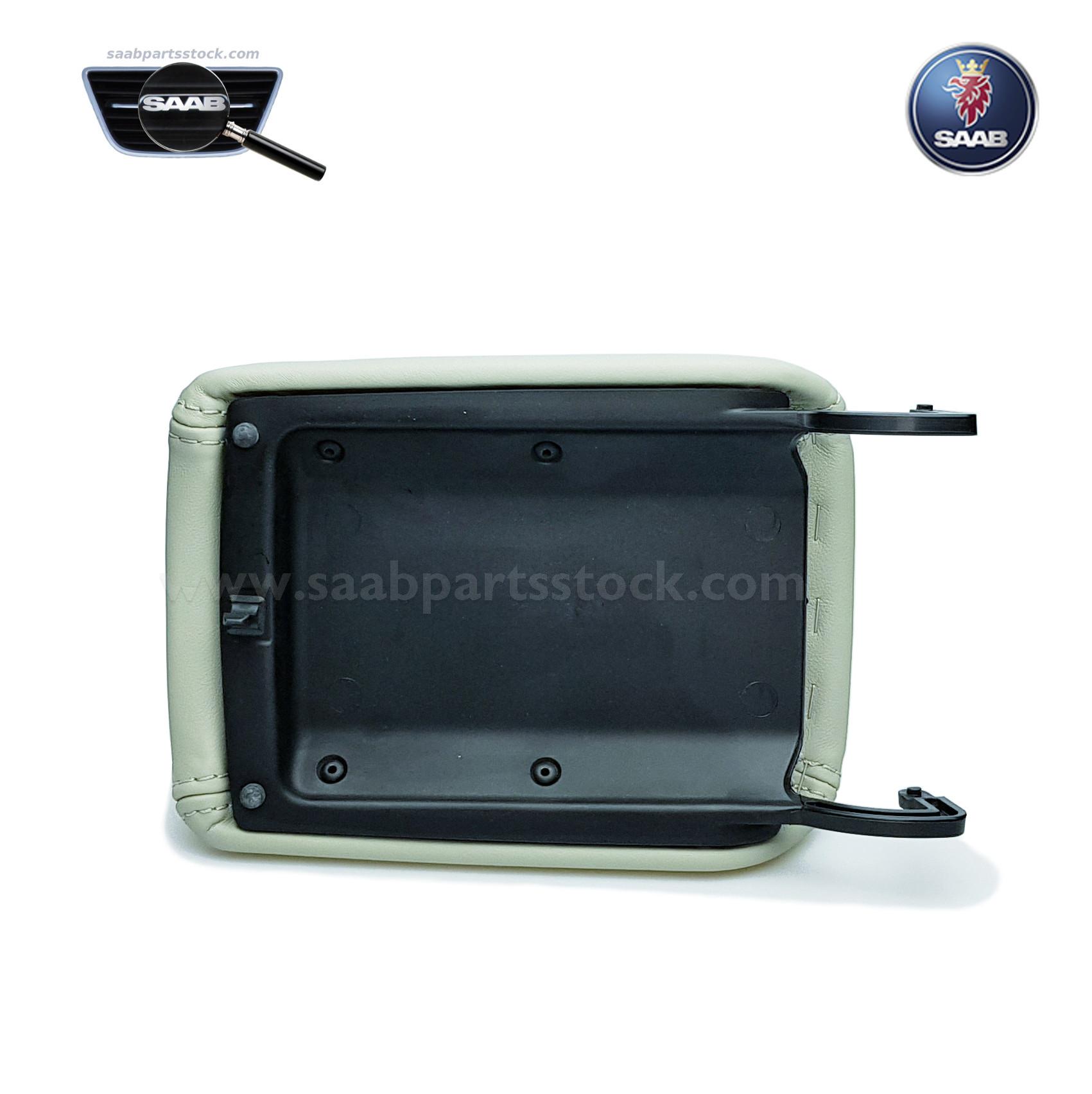 SAAB 9-3 12776269 Leather L50 Arm Rest adjust Beige SaabPartsStock
