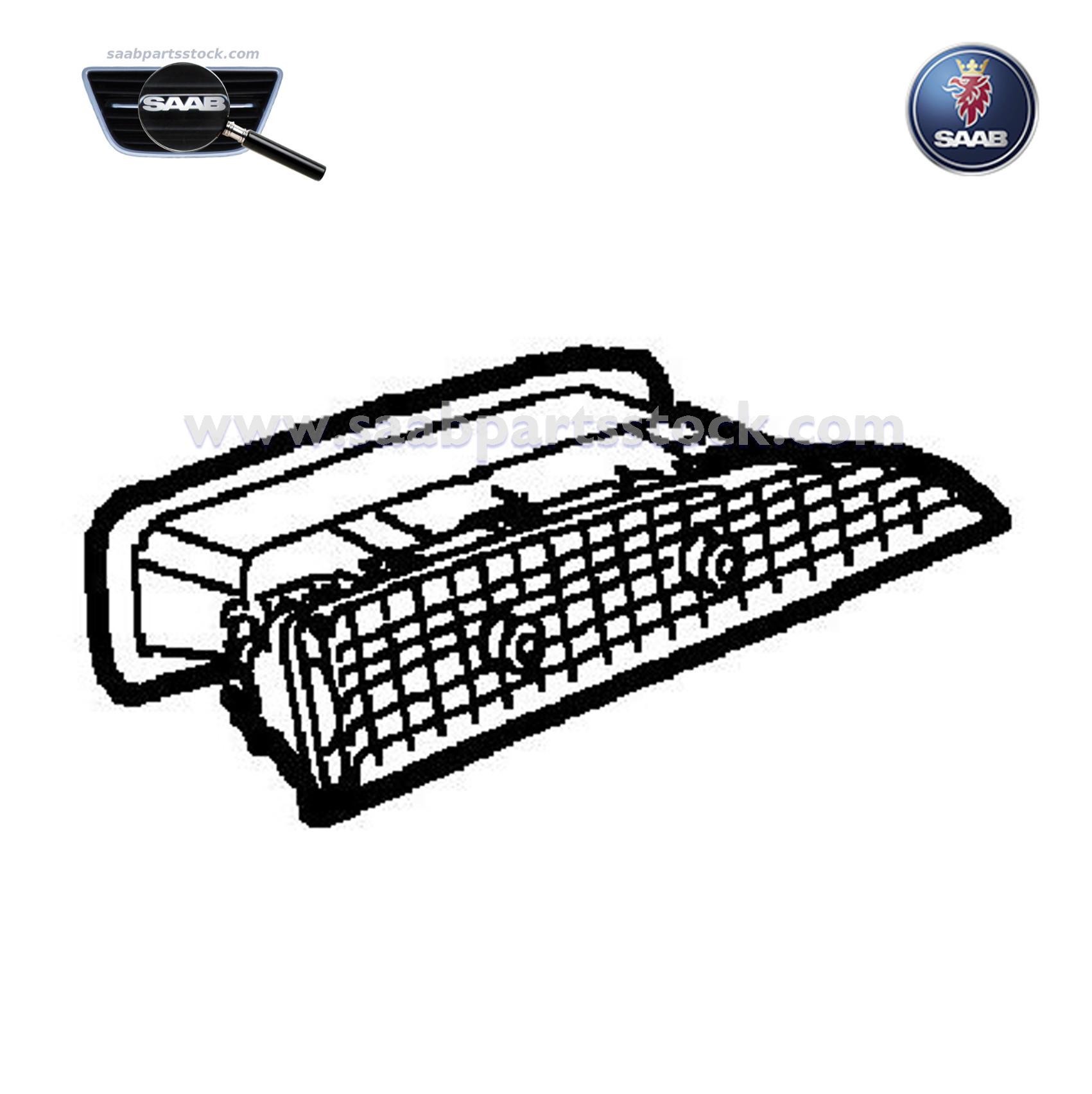 12765309-Air-Outlet-Center-LHD-SaabPartsStock