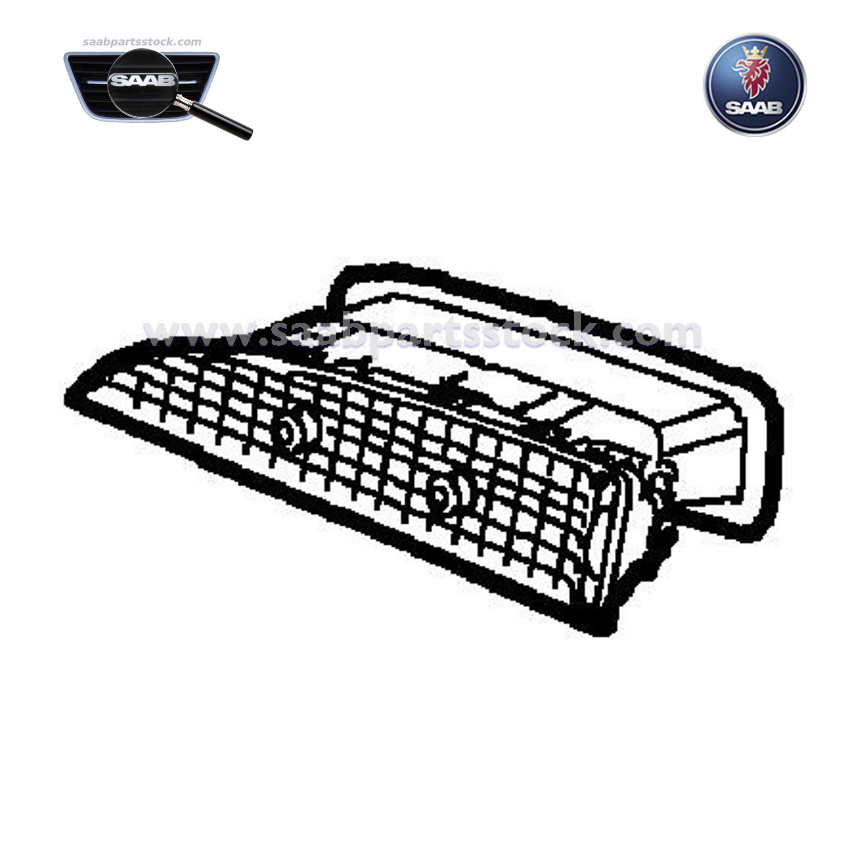 12765310-Air-Outlet-Center-RHD-SaabPartsStock 12765310-Air-Outlet-Center-RHD-SaabPartsStock