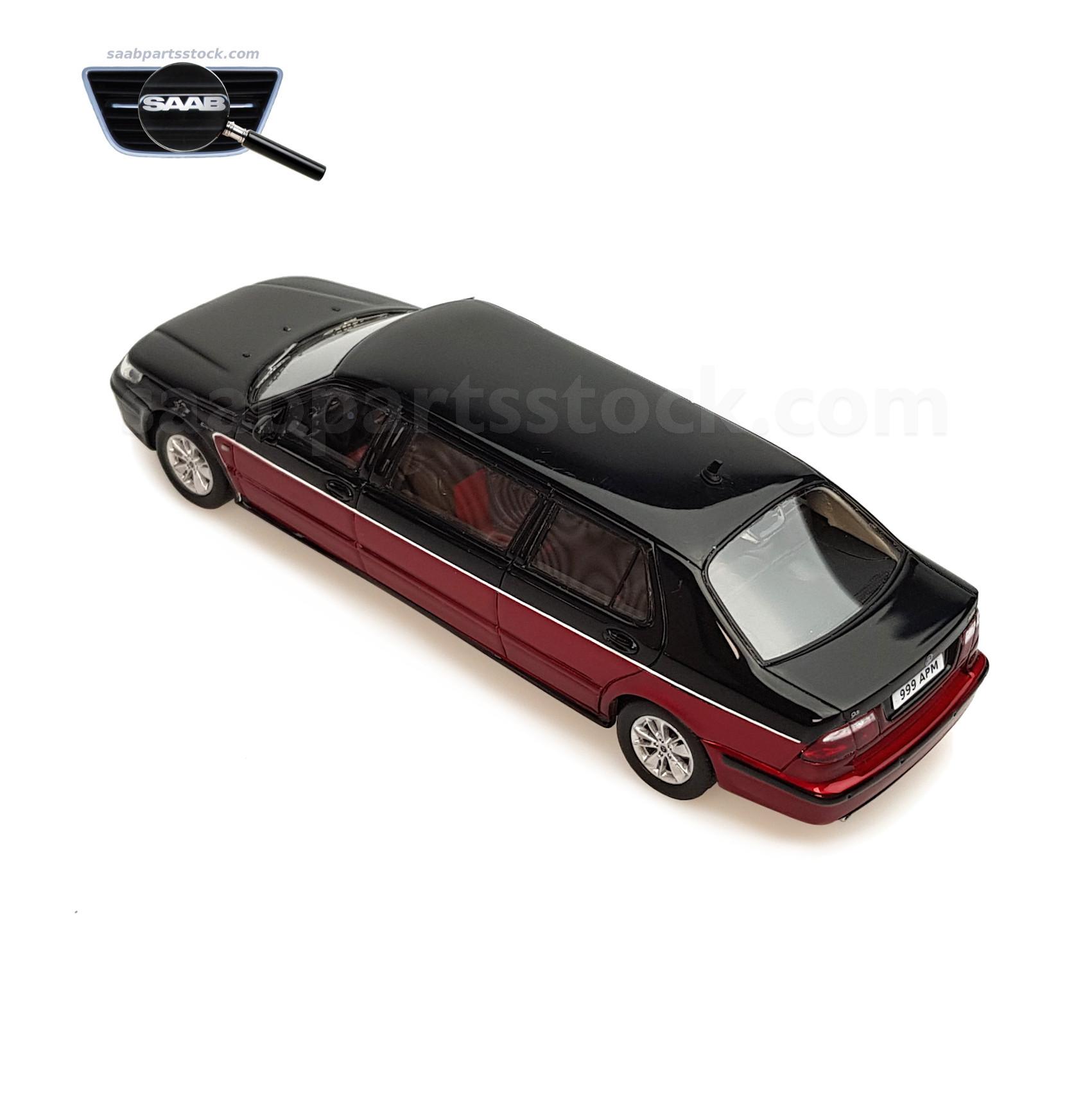 SAAB 9-5 Aero-Limousine-M04-SaabPartsStock Scale Model SAAB 9-5 Aero Sedan Limousine 1:43 Limited Edit.