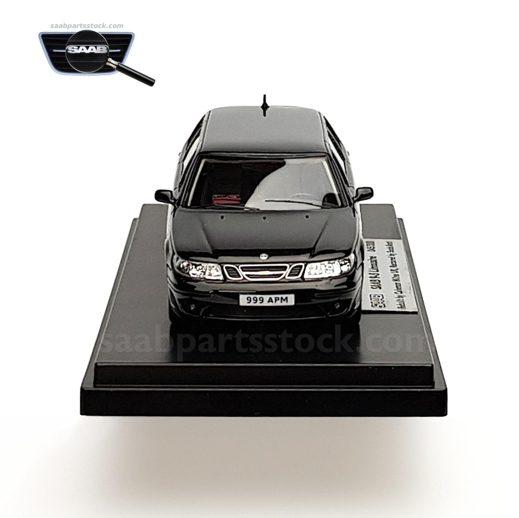 SAAB 9-5 Aero Sedan Limousine_front-SaabPartsStock Scale Model SAAB 9-5 Aero Sedan Limousine 1:43 Limited Edit.