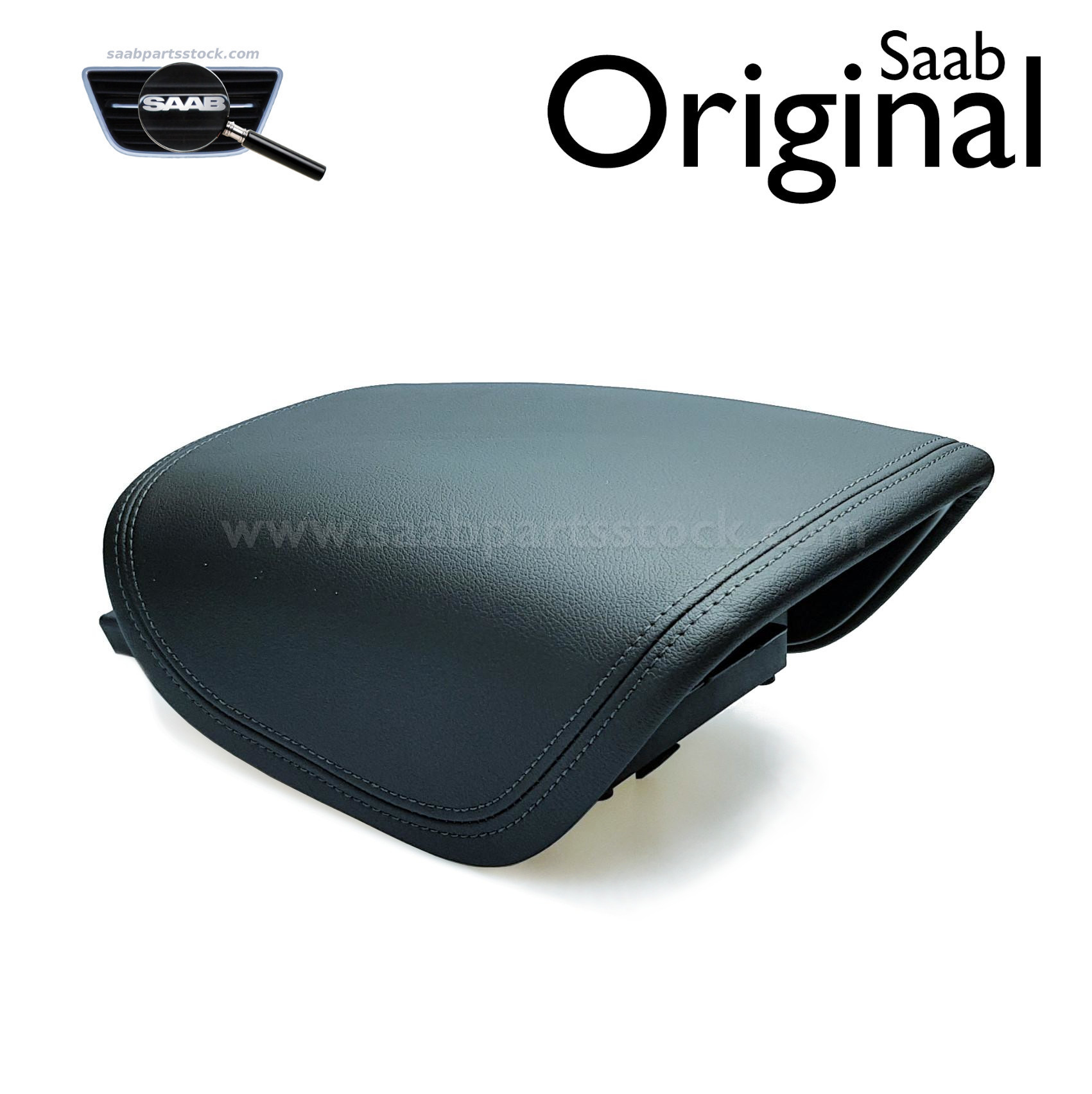 13305351 Genuine Leather 3-button Jet Black SaabPartsStock