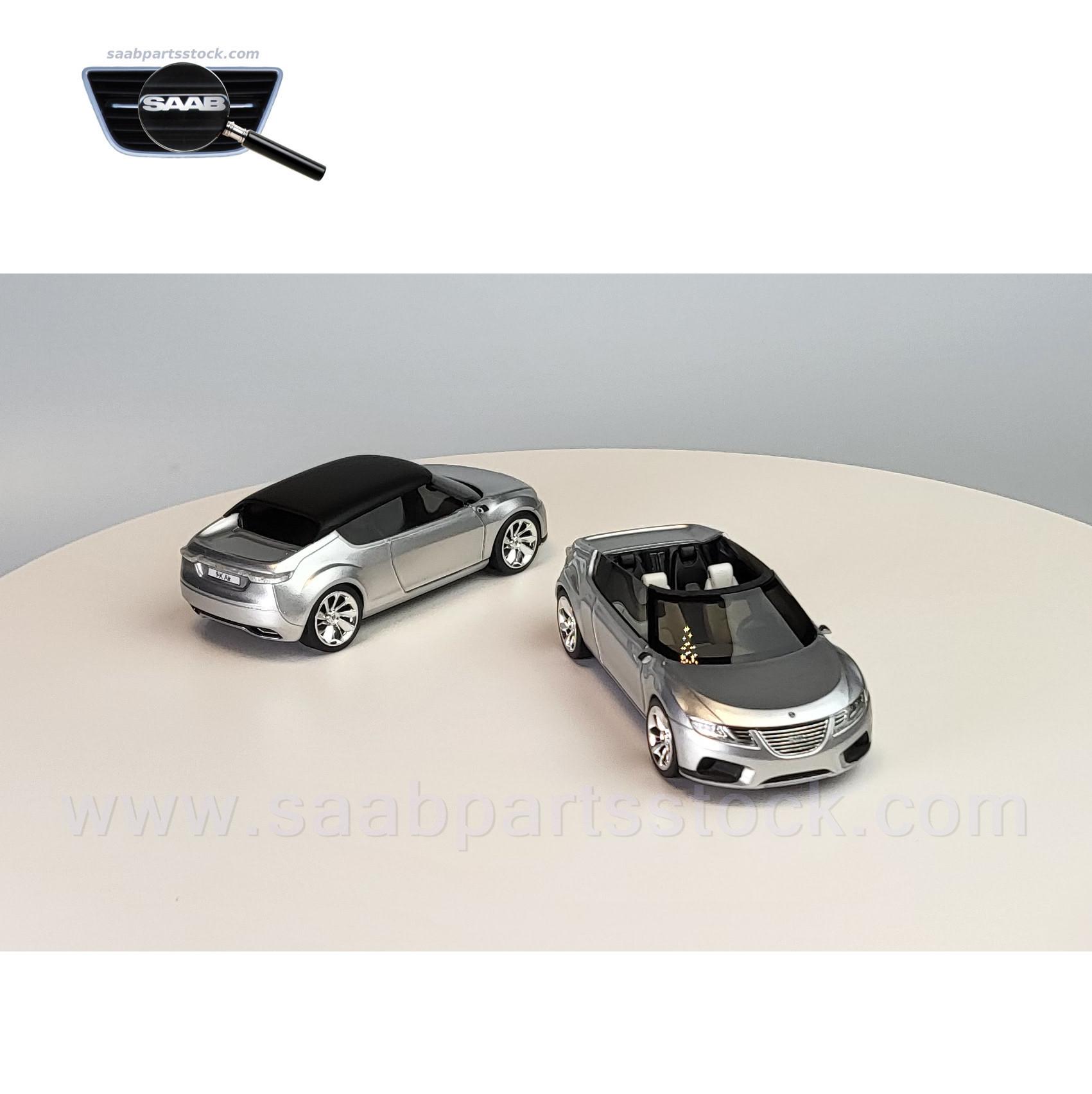 SAAB 9-x_Air_2-versions_143_saabpartsstock Scale Model SAAB 9-x Air BioHybrid (Both) 1:43 Lim. Edition