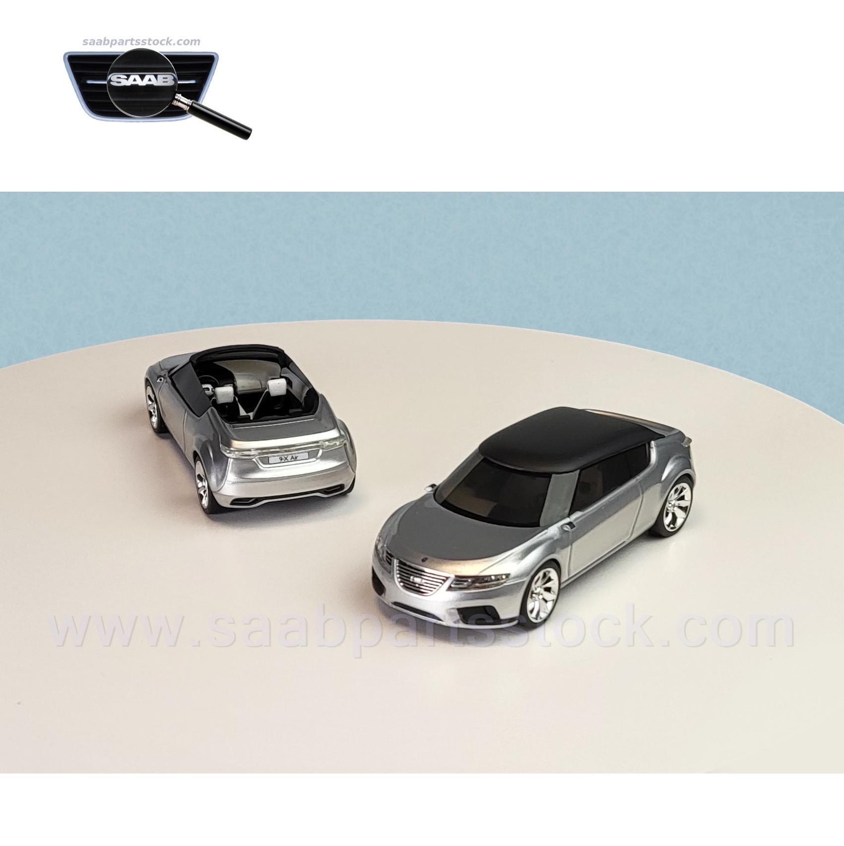 SAAB 9-x_Air_2-versions_collectible_saabpartsstock Scale Model SAAB 9-x Air BioHybrid (Both) 1:43 Lim. Edition