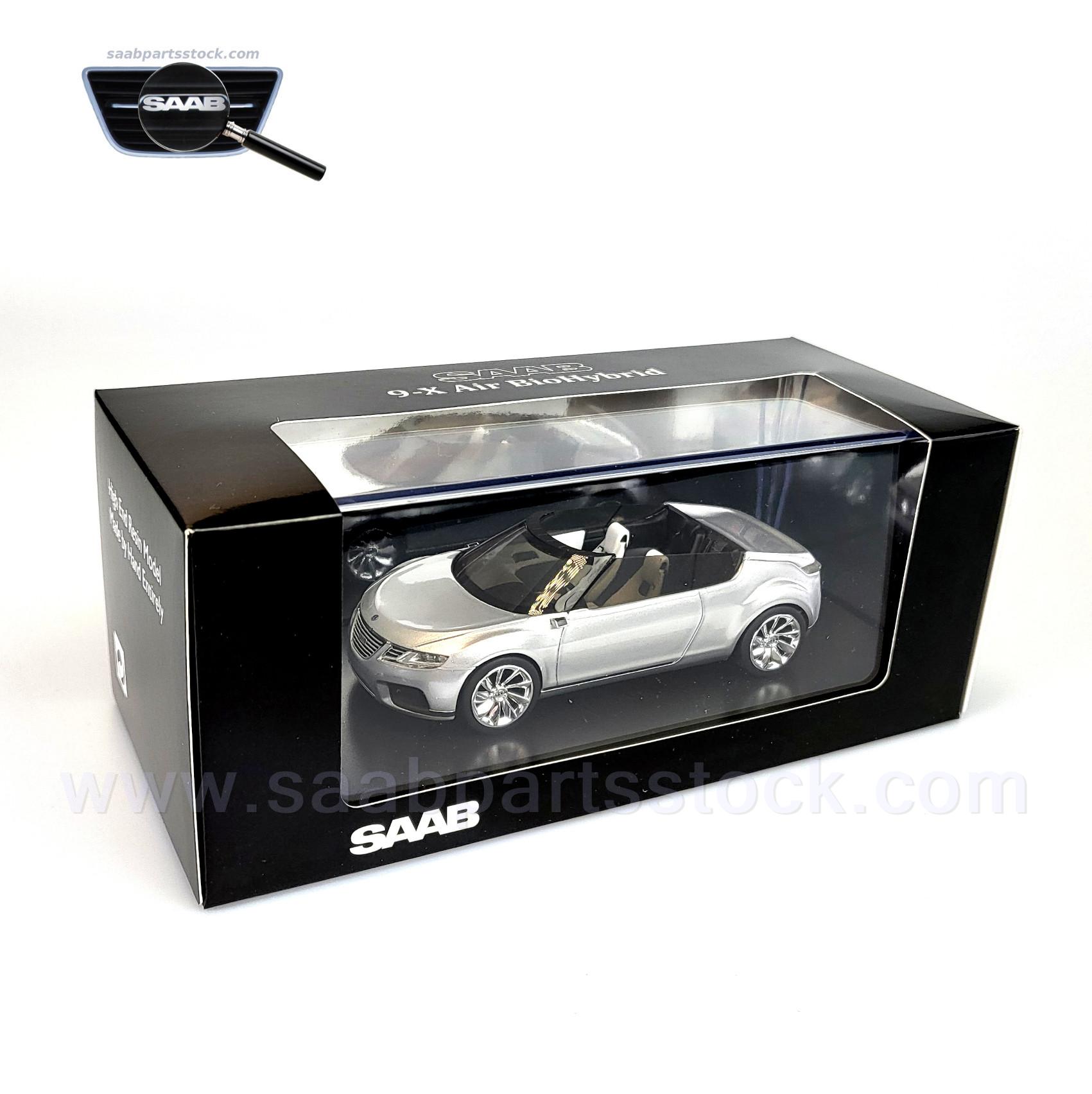 Scale Model SAAB 9-x Air BioHybrid (Open) 1:43 Lim. Edition SAAB 9-x_Air_no-roof_retail_box_saabpartsstock