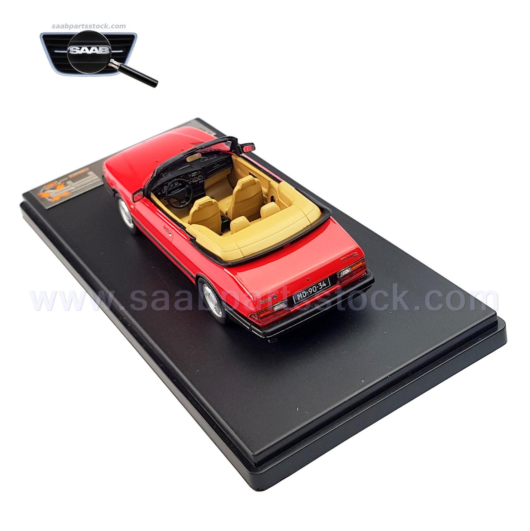 Scale Model SAAB 900 Classic Cabrio in 1:43 SAAB-900-Convertible-scale-143-saabpartsstock