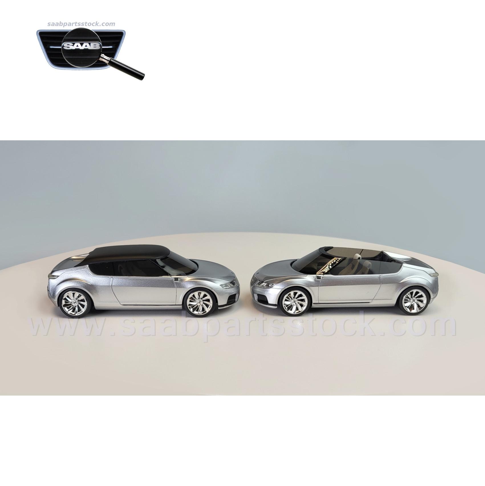 SAAB_9-x_Air_2-versions_143_saabpartsstock Scale Model SAAB 9-x Air BioHybrid (Both) 1:43 Lim. Edition