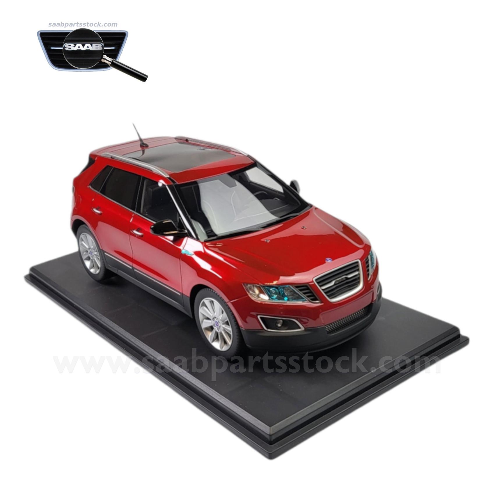 SAAB 9-4x Aero Crystal Red Model Car SaabPartsStock Scale Model SAAB 9-4x in red 1:18 Lim. Edition