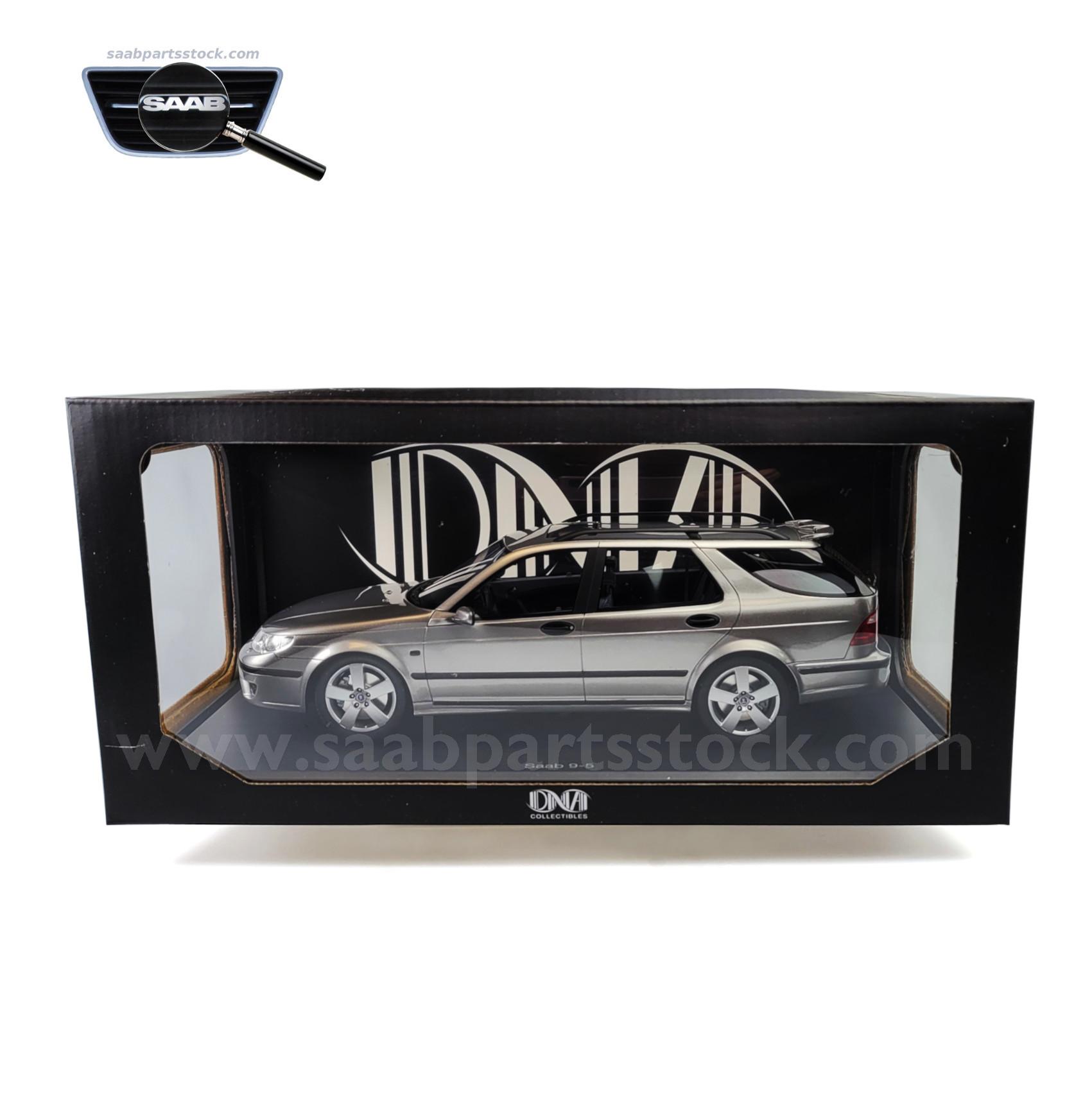 SAAB 9-5 Wagon Aero Grey M05 in scale 118 SaabPartsStock