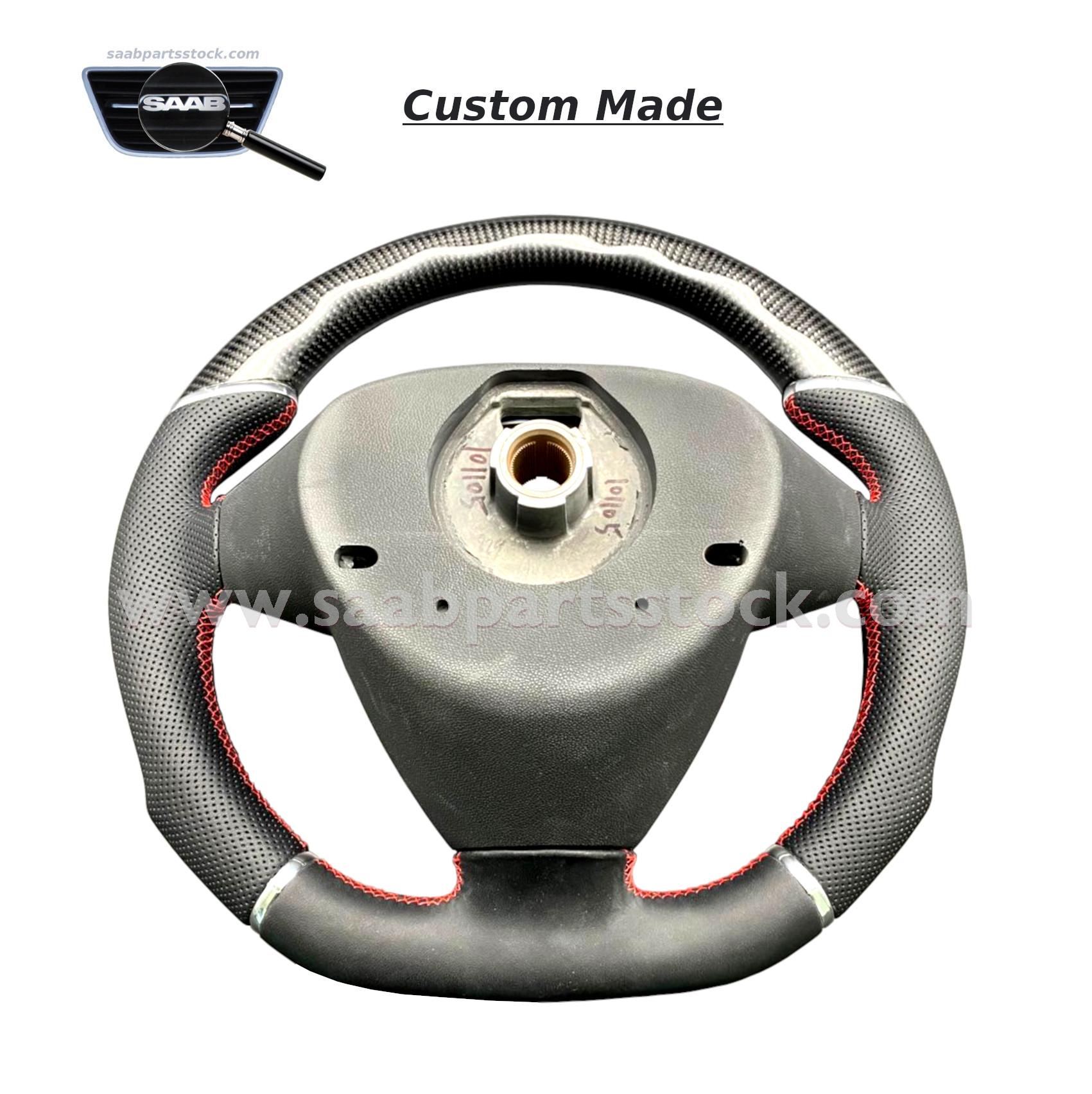 Luxury Designed Steering Wheel 9-3NG luxury steering wheel-carbon-fiber 12757872-SaabPartsStock