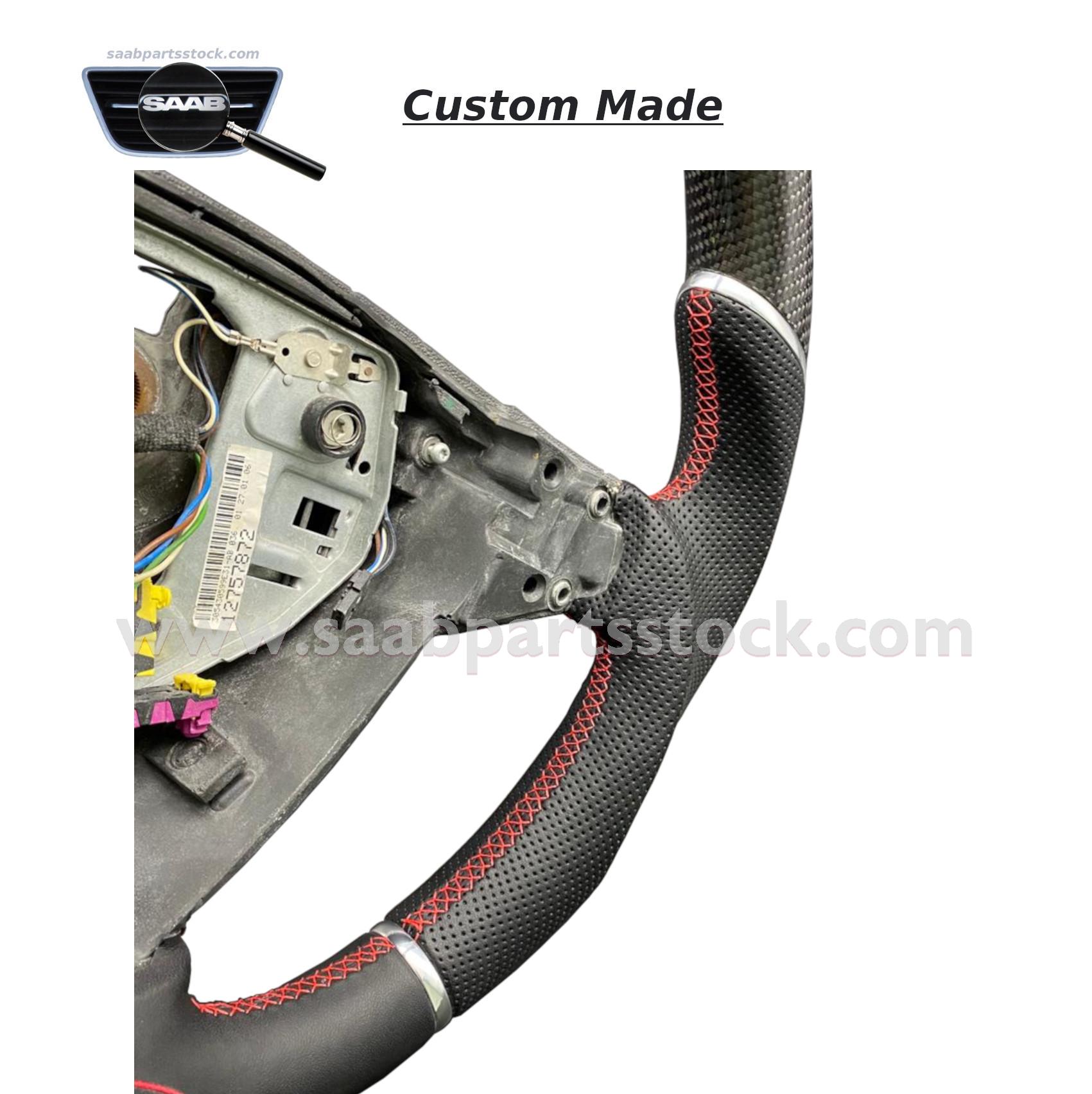 Luxury Designed Steering Wheel 9-3NG luxury steering wheel carbon-fiber 12757872-SaabPartsStock