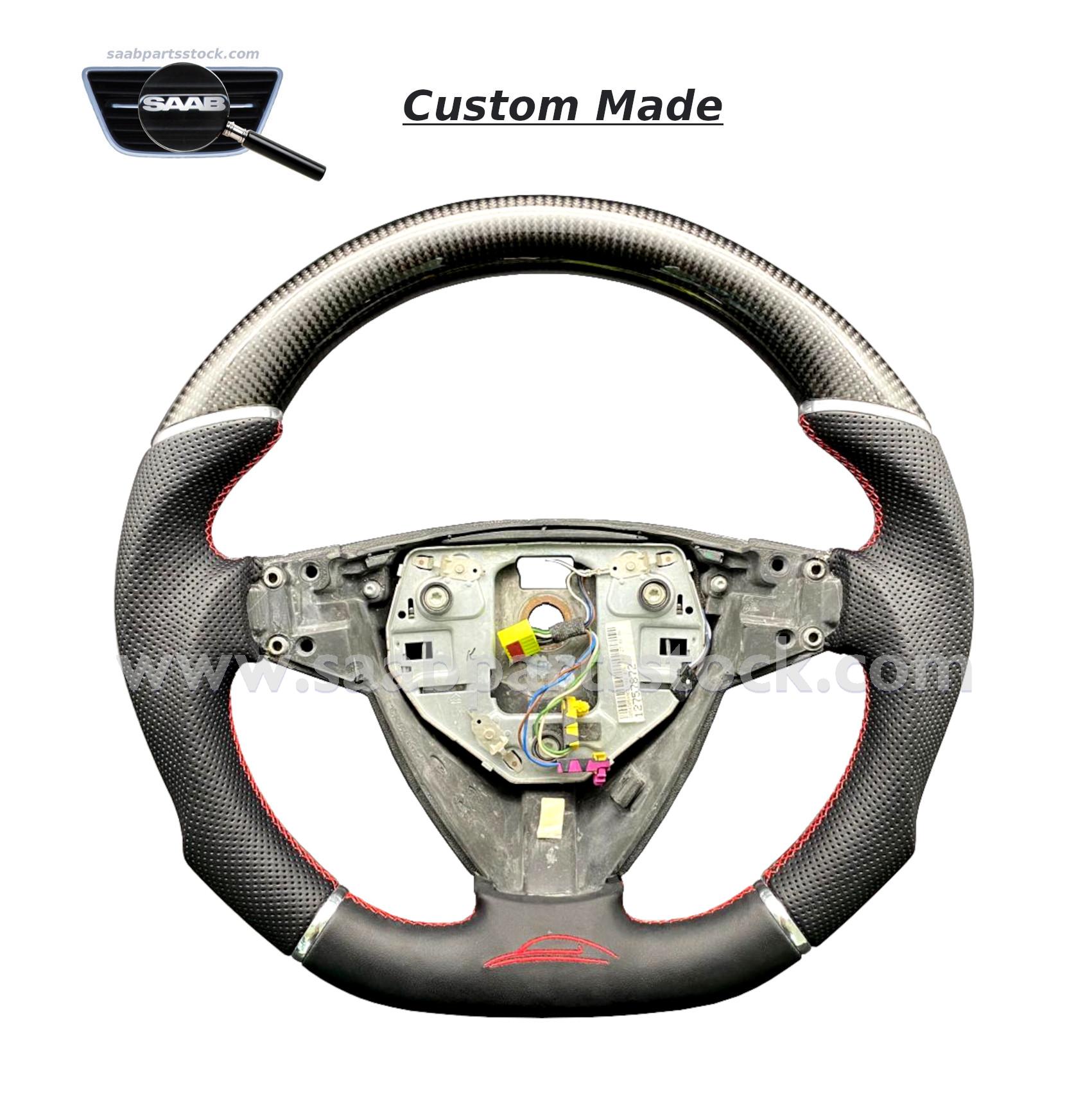Luxury Designed Steering Wheel 9-3NG steering wheel refurbished 12757872 SaabPartsStock