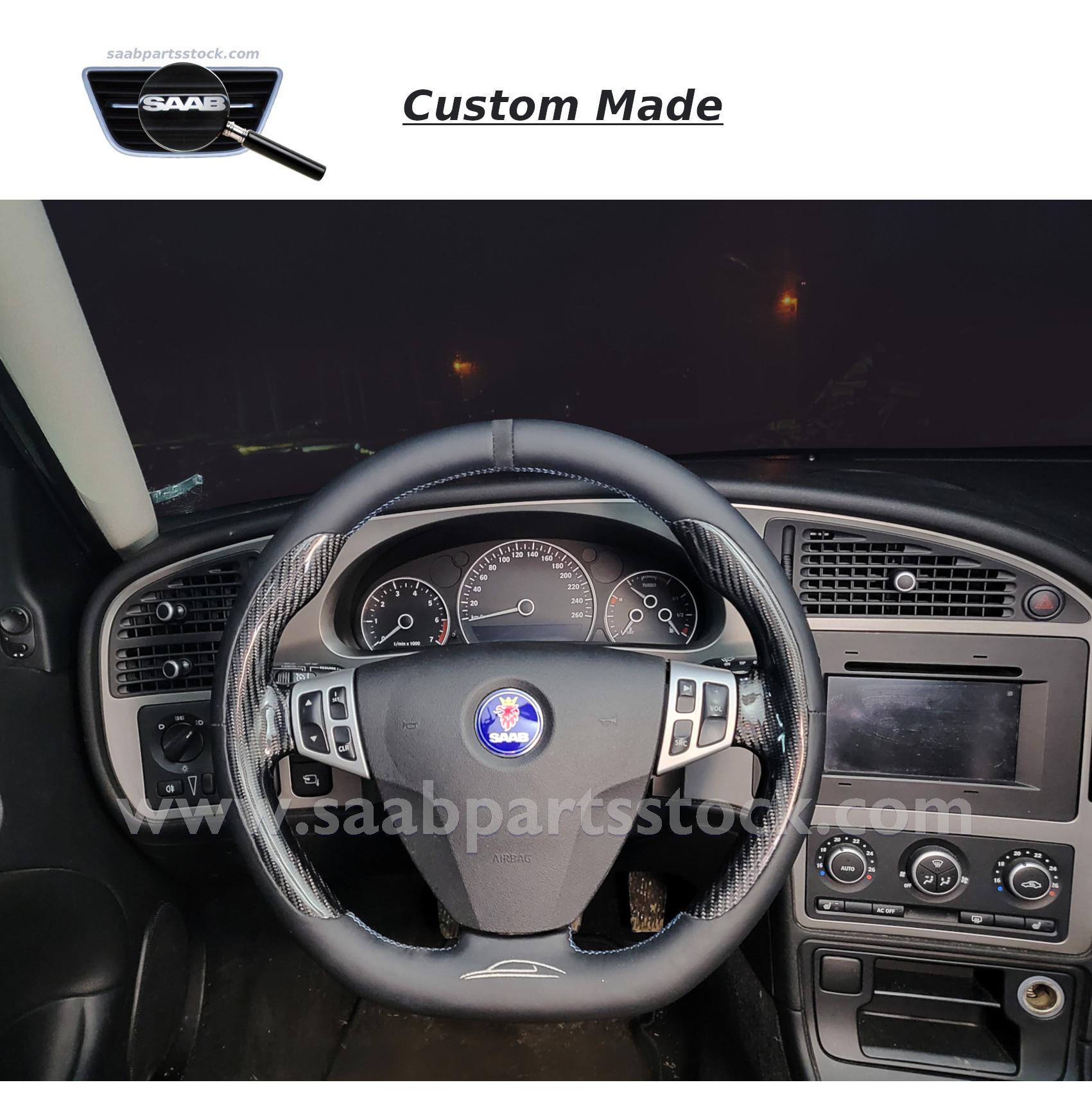 Luxury Designed Steering Wheel 9-5 & 9-3 steering wheel refurbished Design 12757621 SaabPartsStock