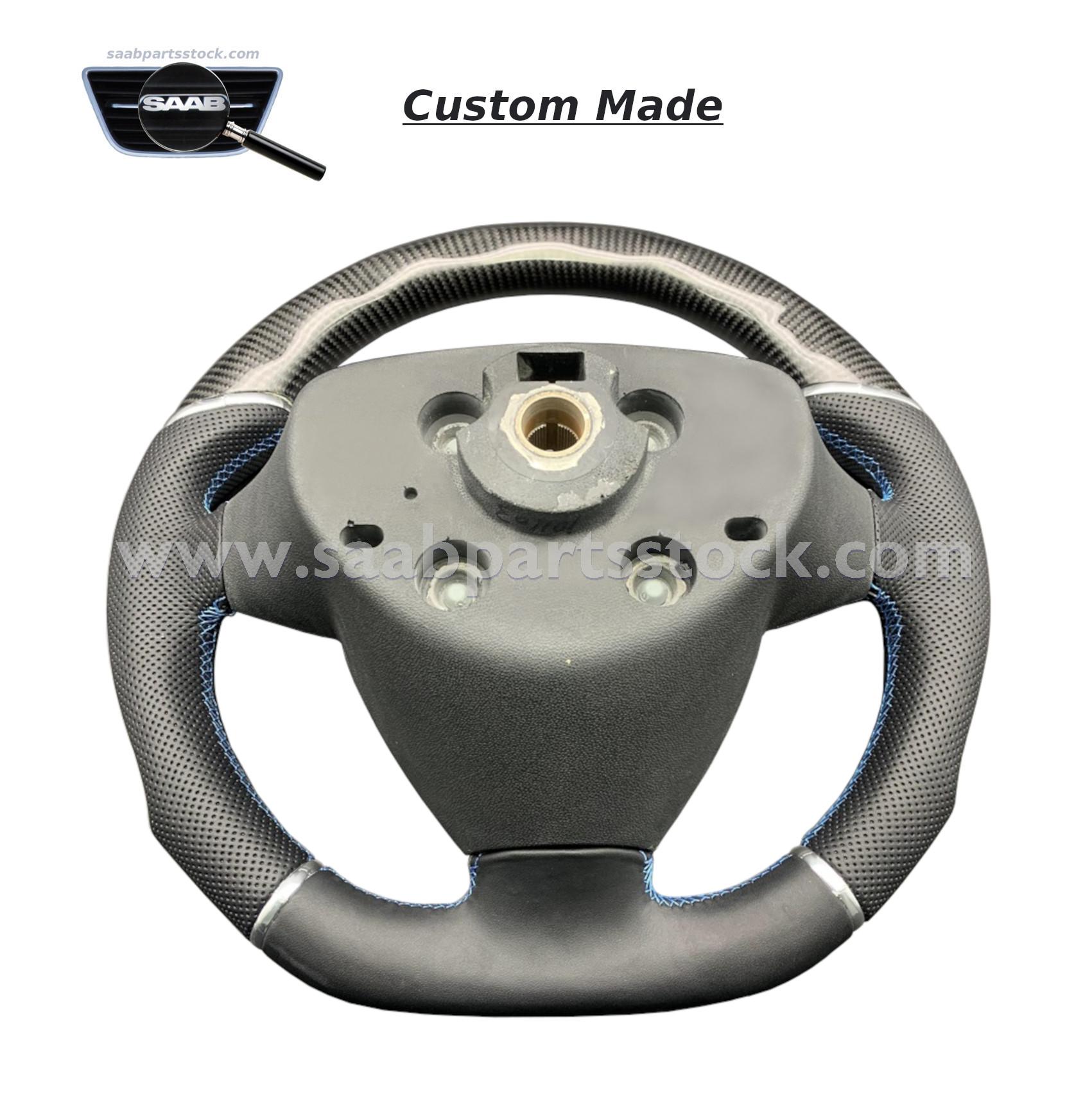 Luxury Designed Steering Wheel 9-5 luxury steering wheel carbon-fiber-12757621-SaabPartsStock