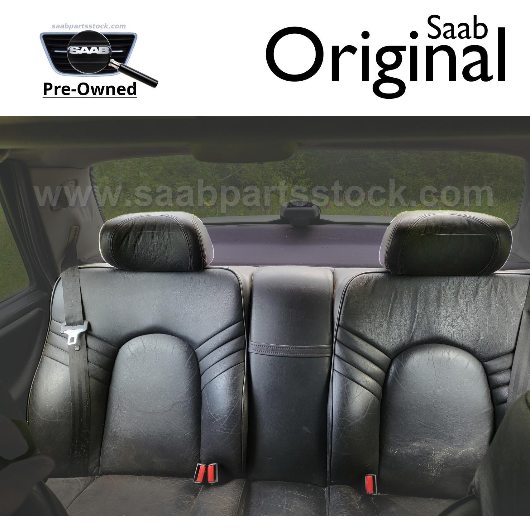 9000 Aero rear seats-saabpartsstock A Complete Set of Aero Seats, Black Leather (Pre-Owned)