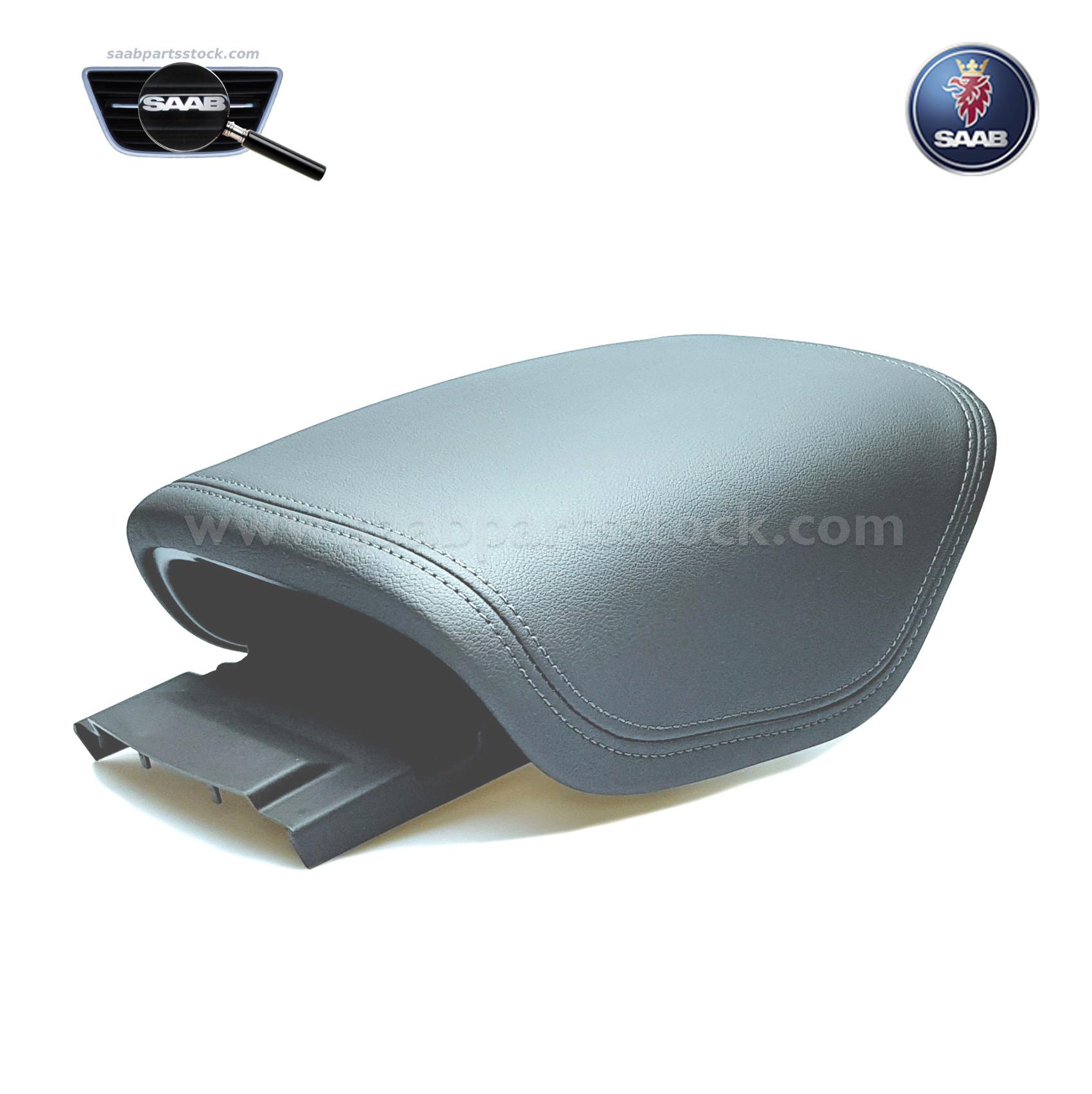 13308747 Arm Rest Adjustable 3-buttons Dark Pewter SaabPartsStock