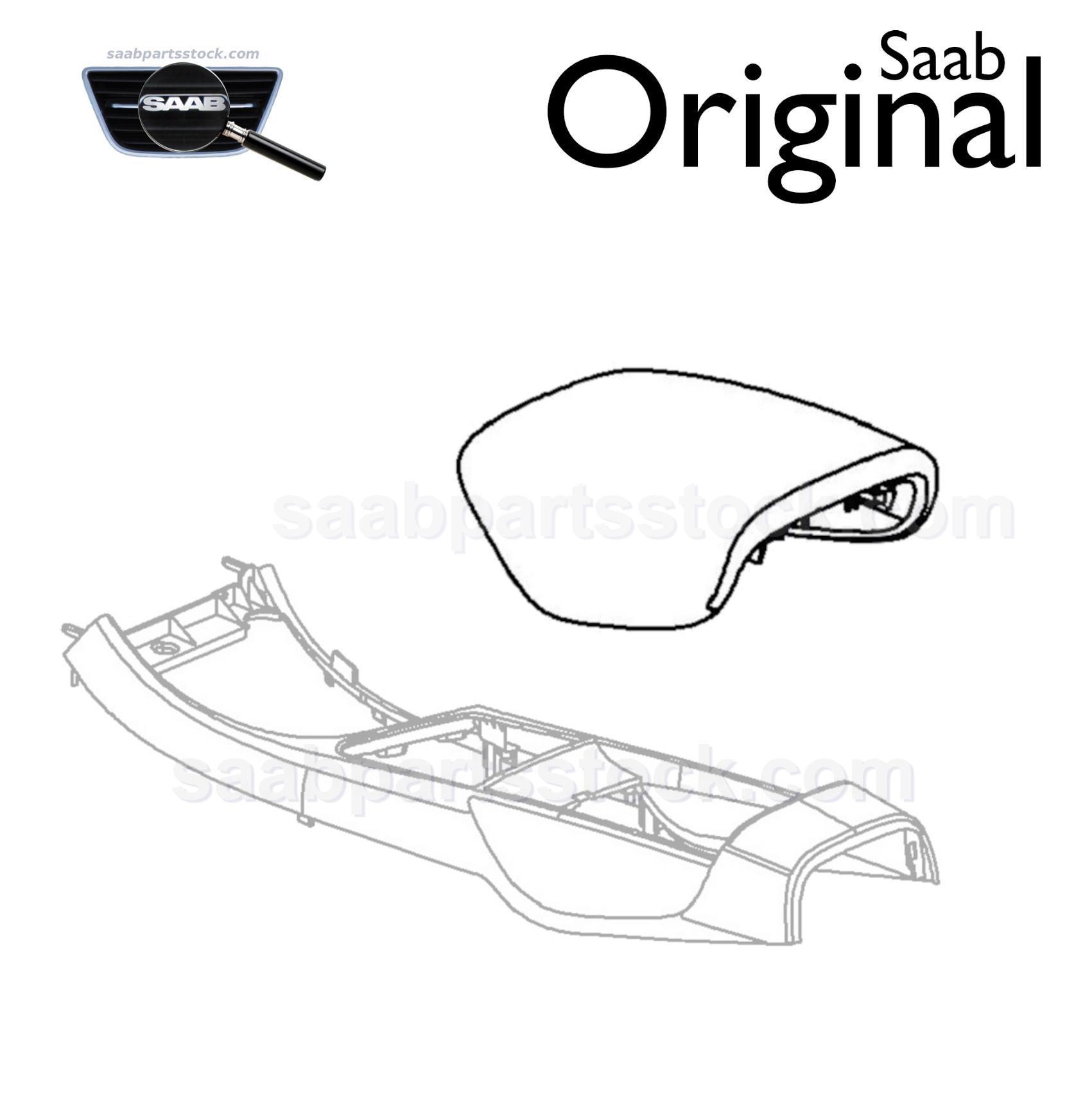 Arm rest beige 13308745 SAAB 13308739 & 13308738-SaabPartsStock