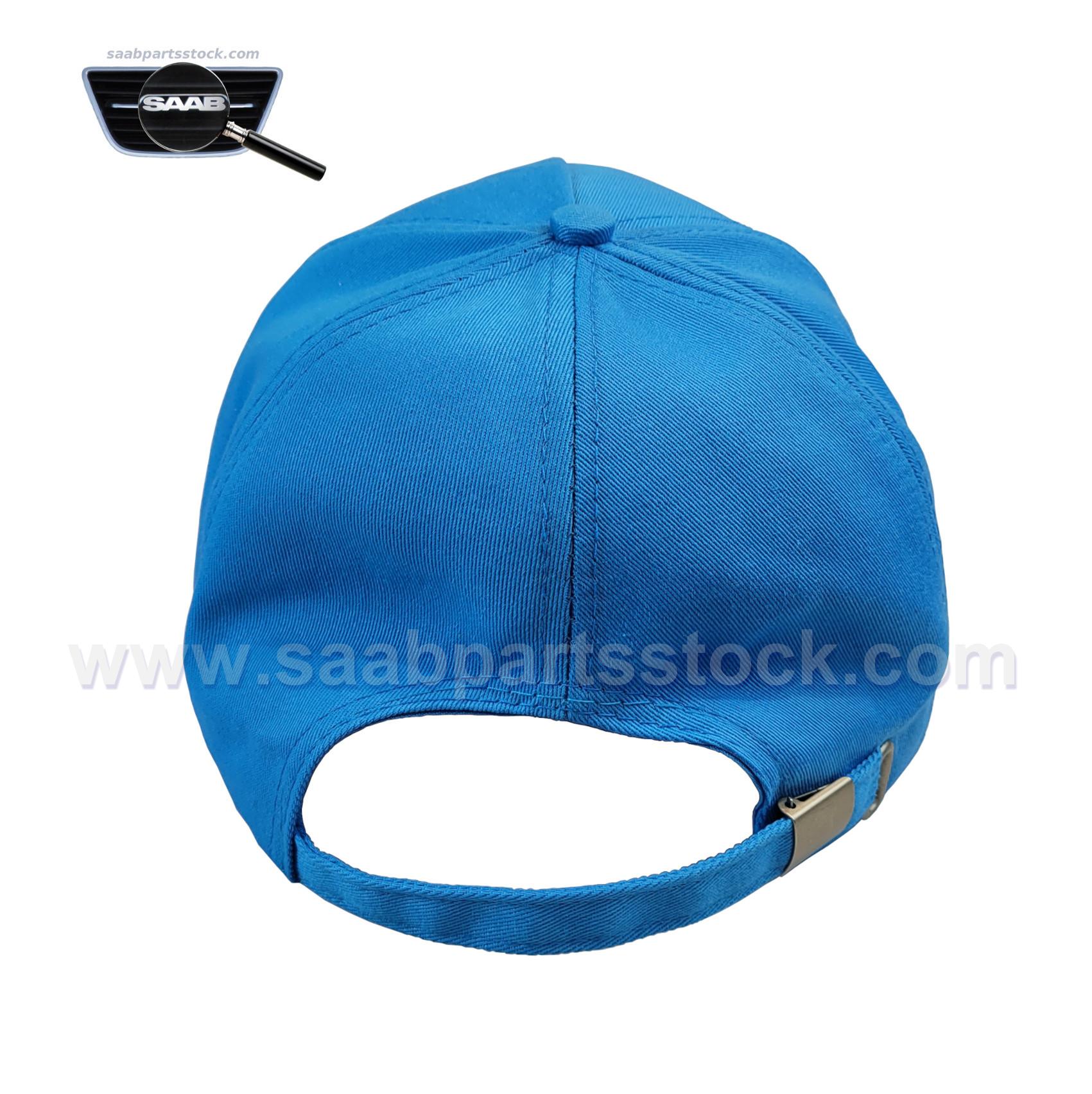 Baseball Cap With SAAB logo Sky Blue Baseball-Cap-Sky Blue & SAAB-Logo-SaabPartsStock