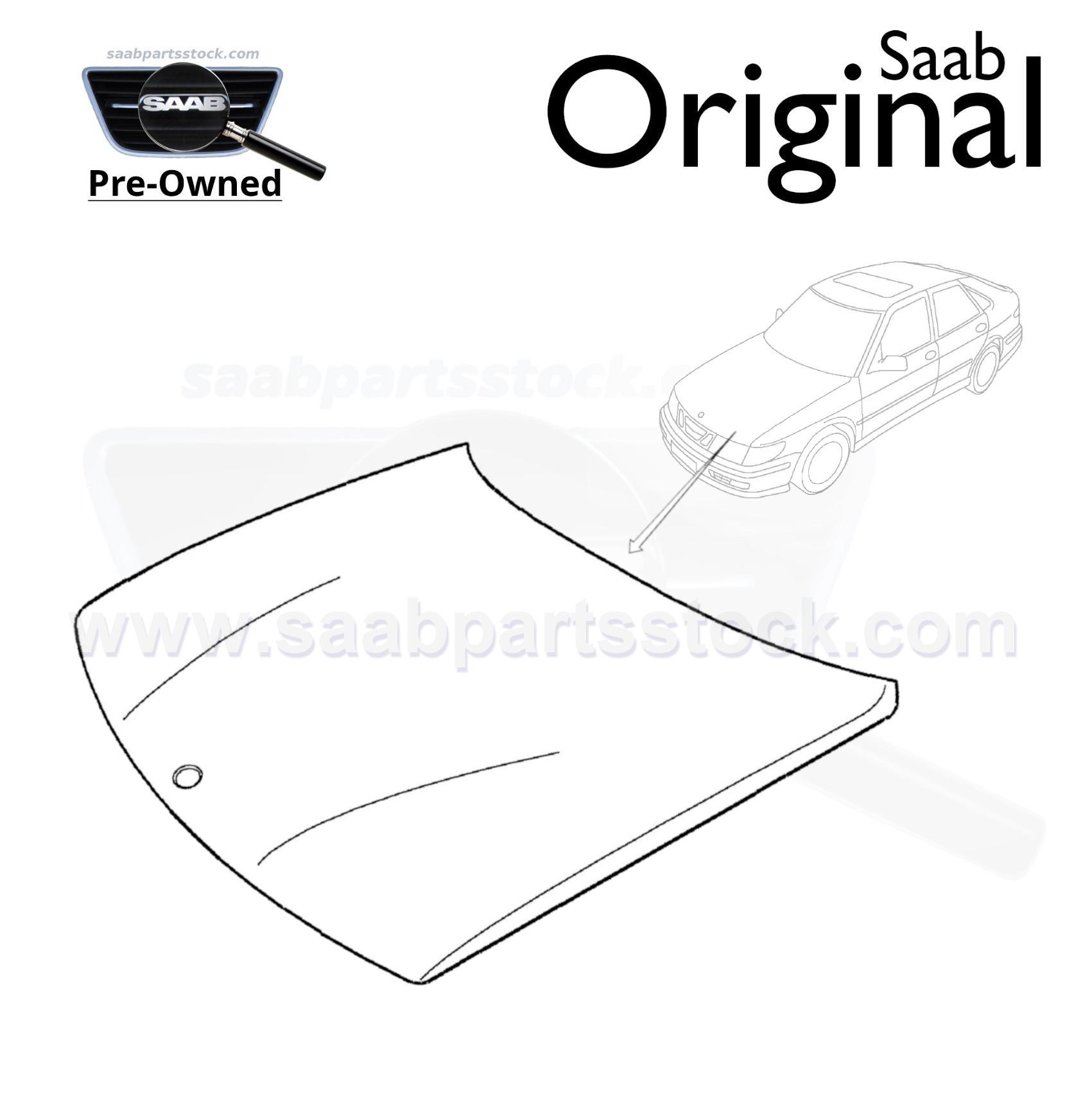 Bonnet Hood SAAB 5185707 pre-owned SAAB-5185707-Hood-Bonnet-SaabPartsStock