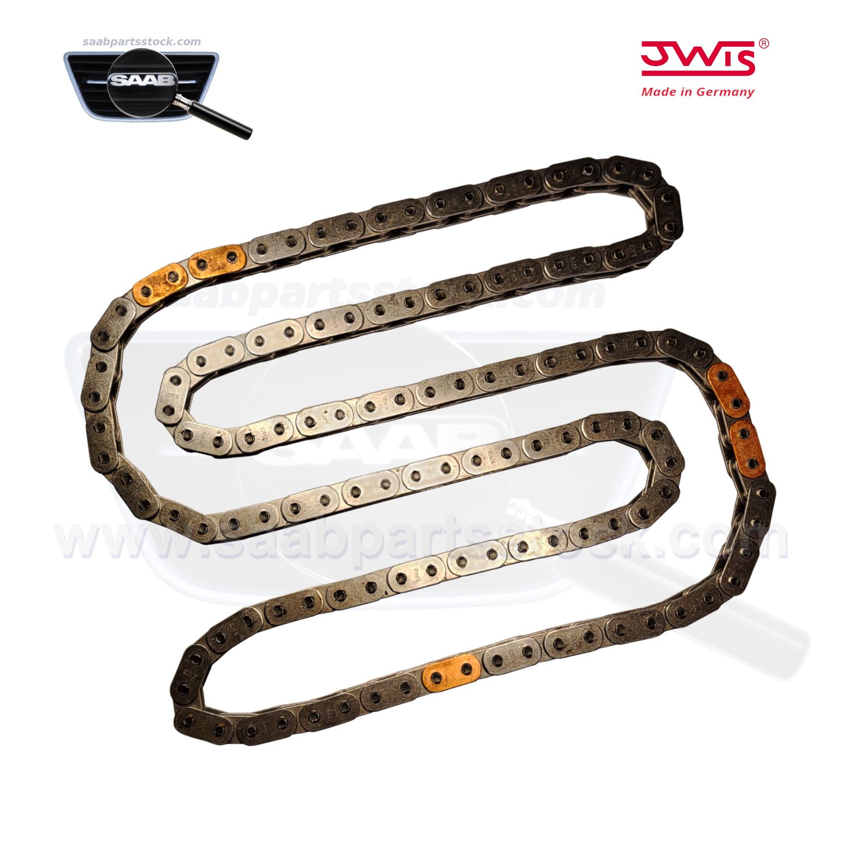 Camshaft timing chain, main transmission, without master lock by IWIS 50025655 SAAB-7500697-IWIS 50025655-SaabPartsStock