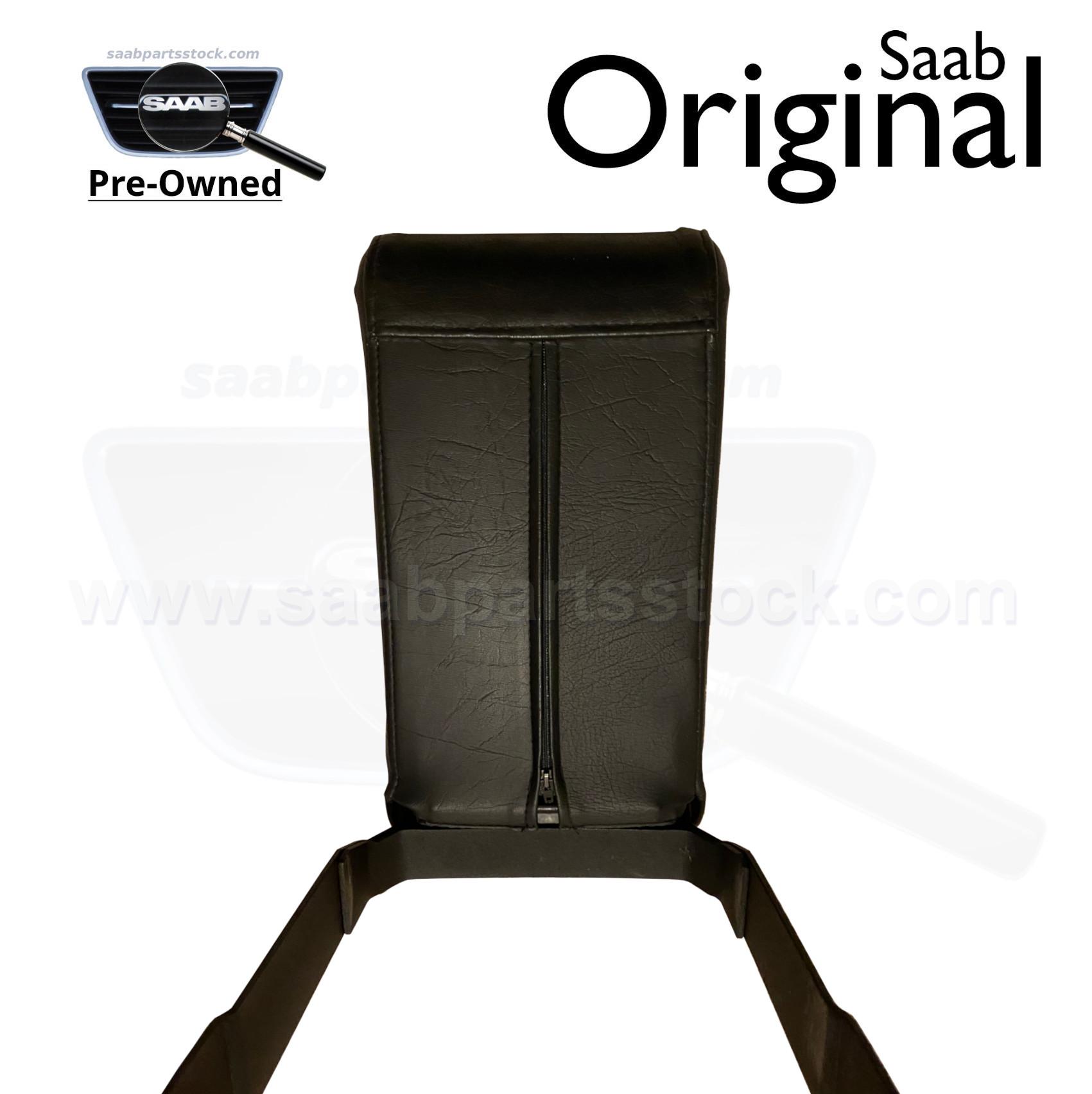 Front Centre Leather Fold Up ArmRest for SAAB 9000 Genuine 400100954 SAAB-9000-ArmRest-400100954-SaabPartsStock