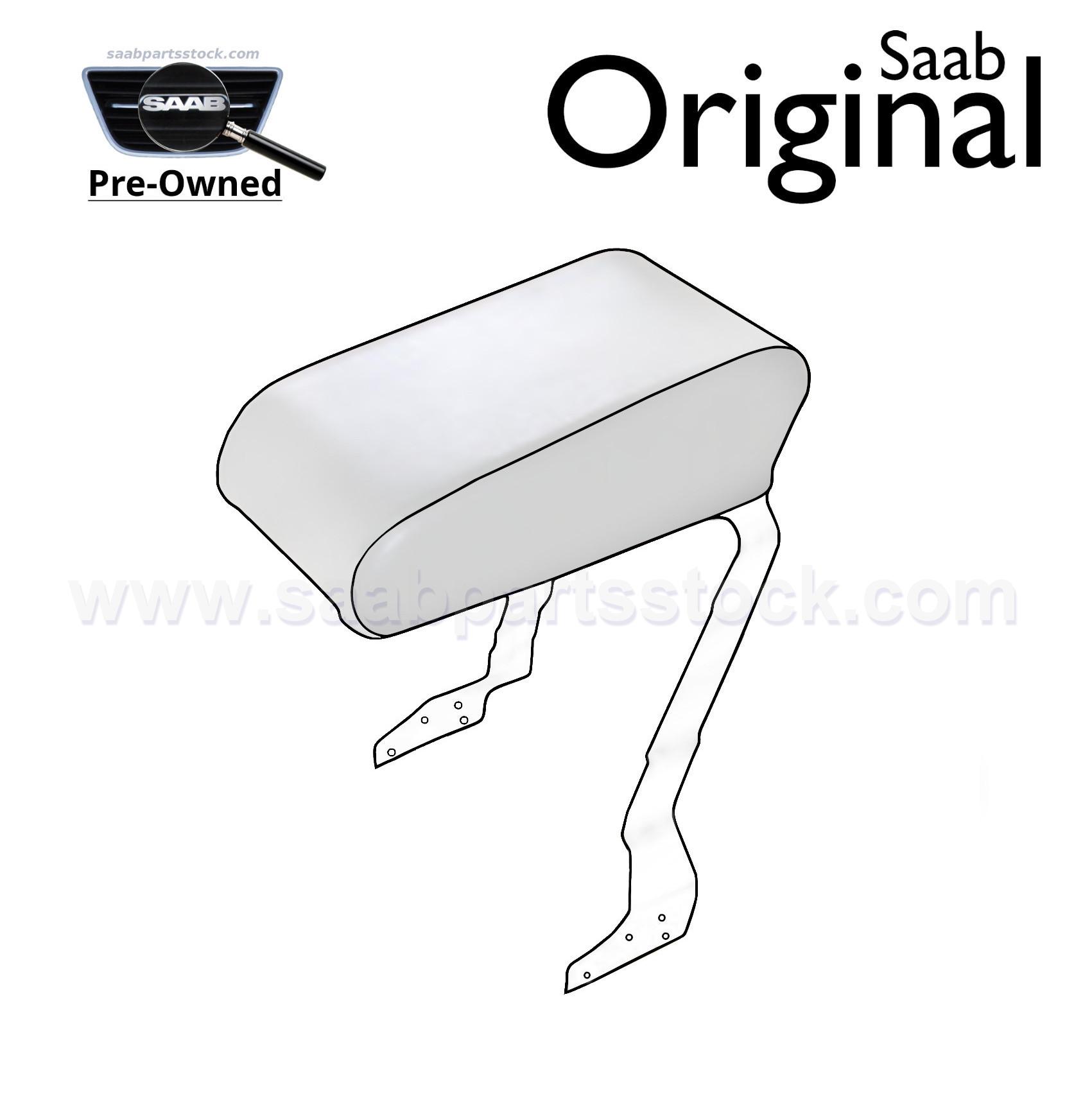 Front Centre Leather Fold Up ArmRest for SAAB 9000 Genuine SAAB 9000 ArmRest 400100954 SaabPartsStock