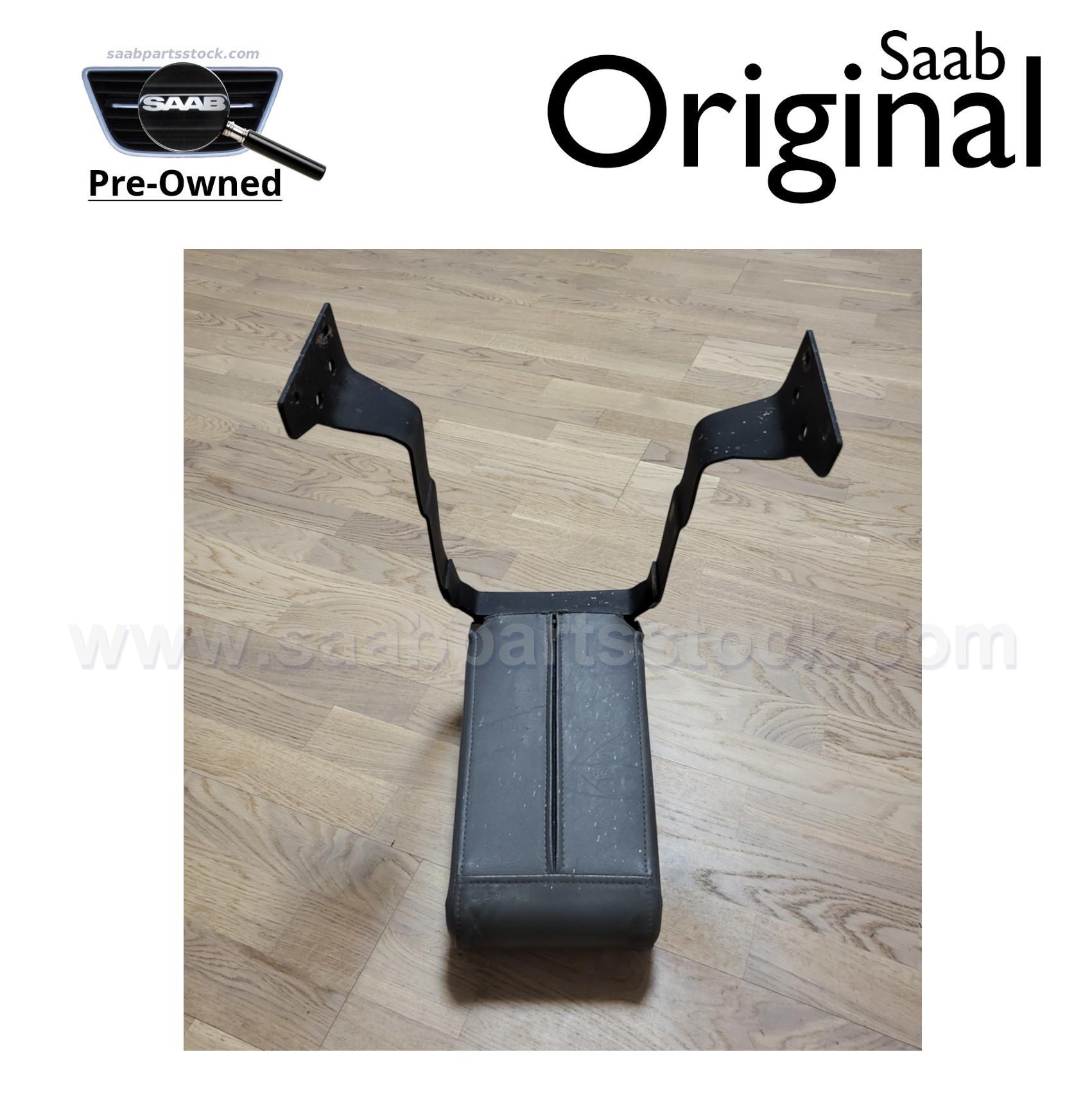 Front Centre Leather Fold Up ArmRest for SAAB 9000 Genuine 400100954 SAAB 9000 Original Arm Rest 400100954 Grey Leather saabpartsstock