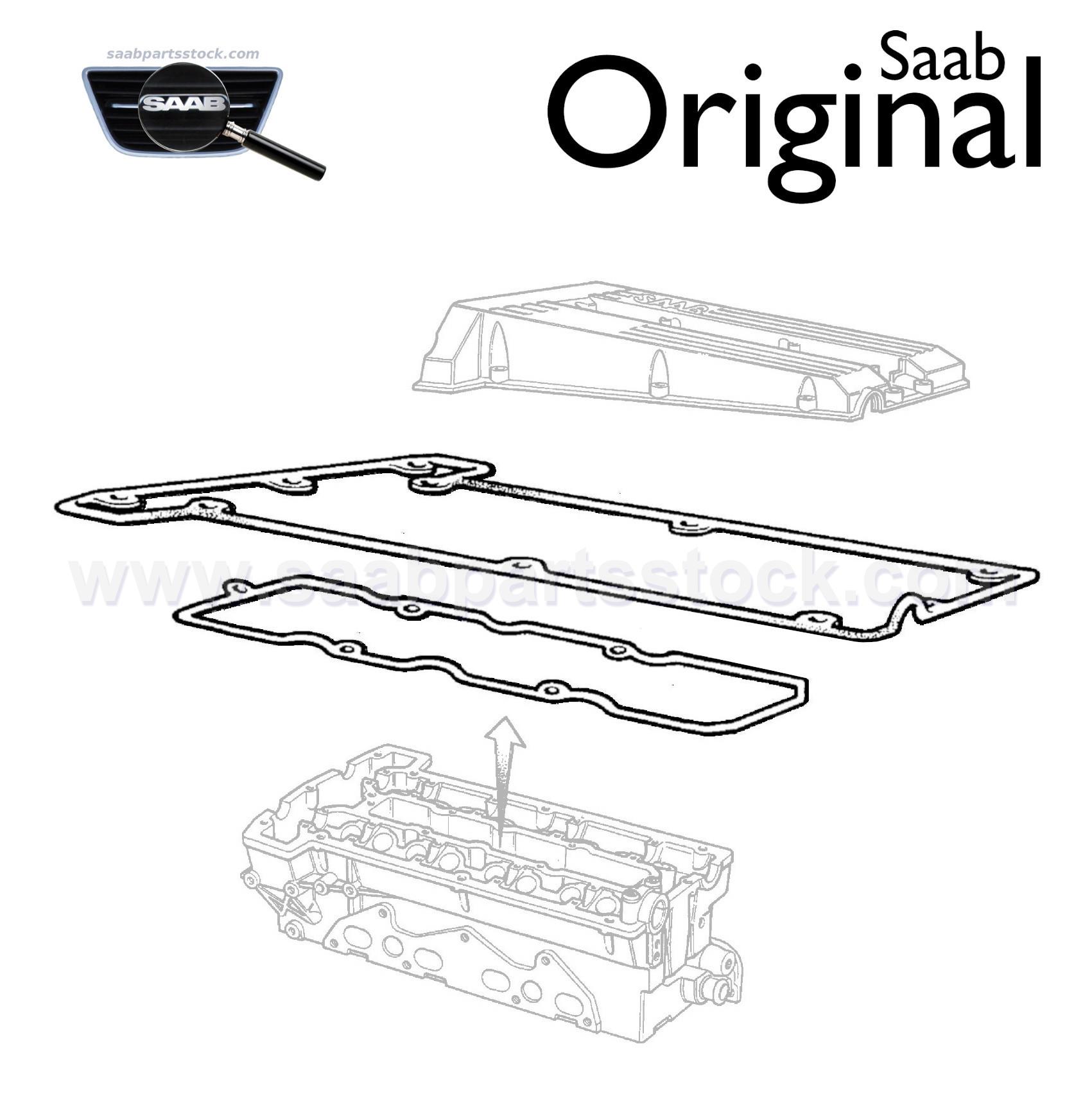 Valve Cover Gasket Kit SAAB Original 8822041 Valve Cover Gasket Set SAAB Original 8822041 saabpartsstock