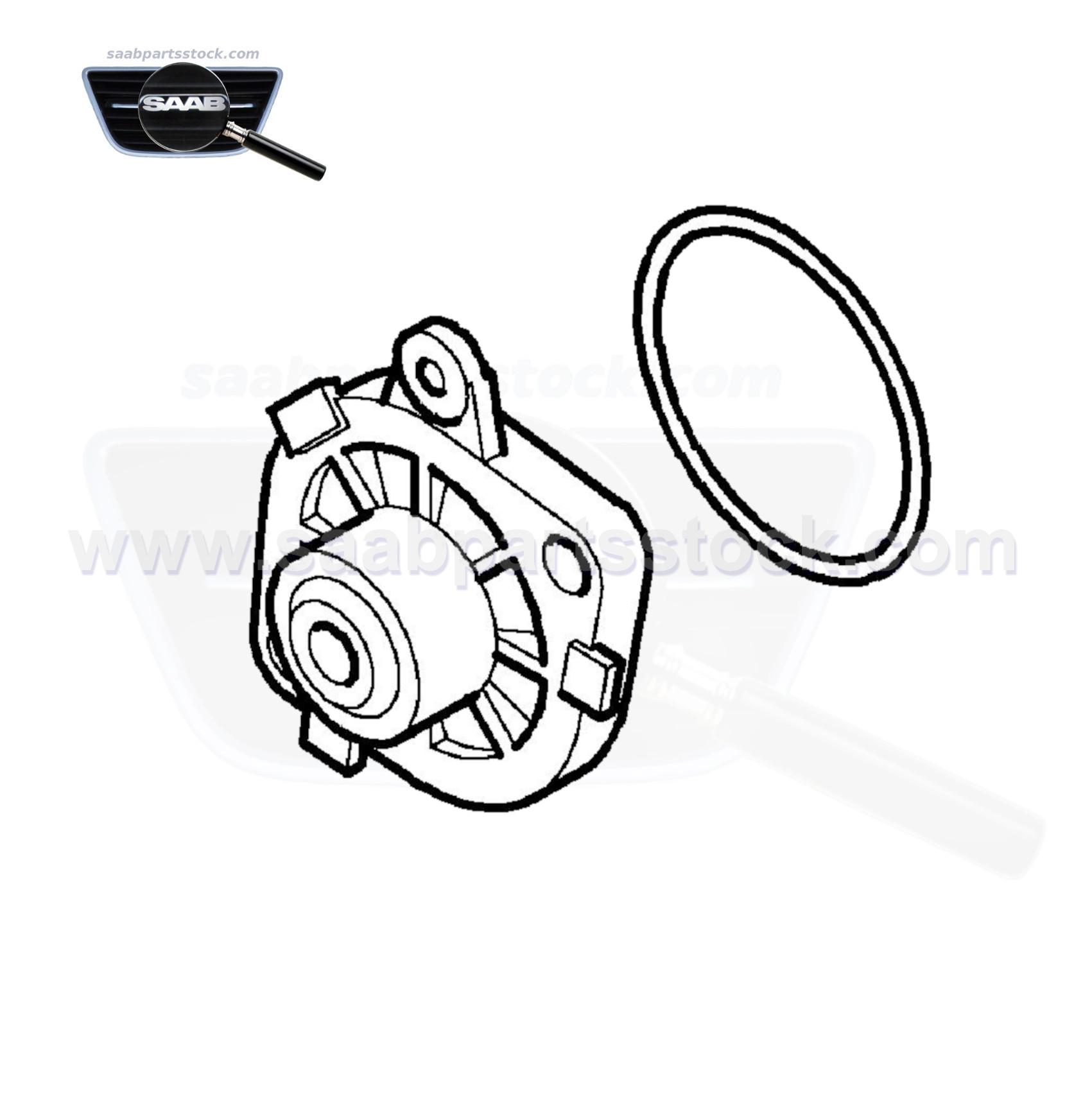 Water Pump Z19DT 93178713 saabpartsstock