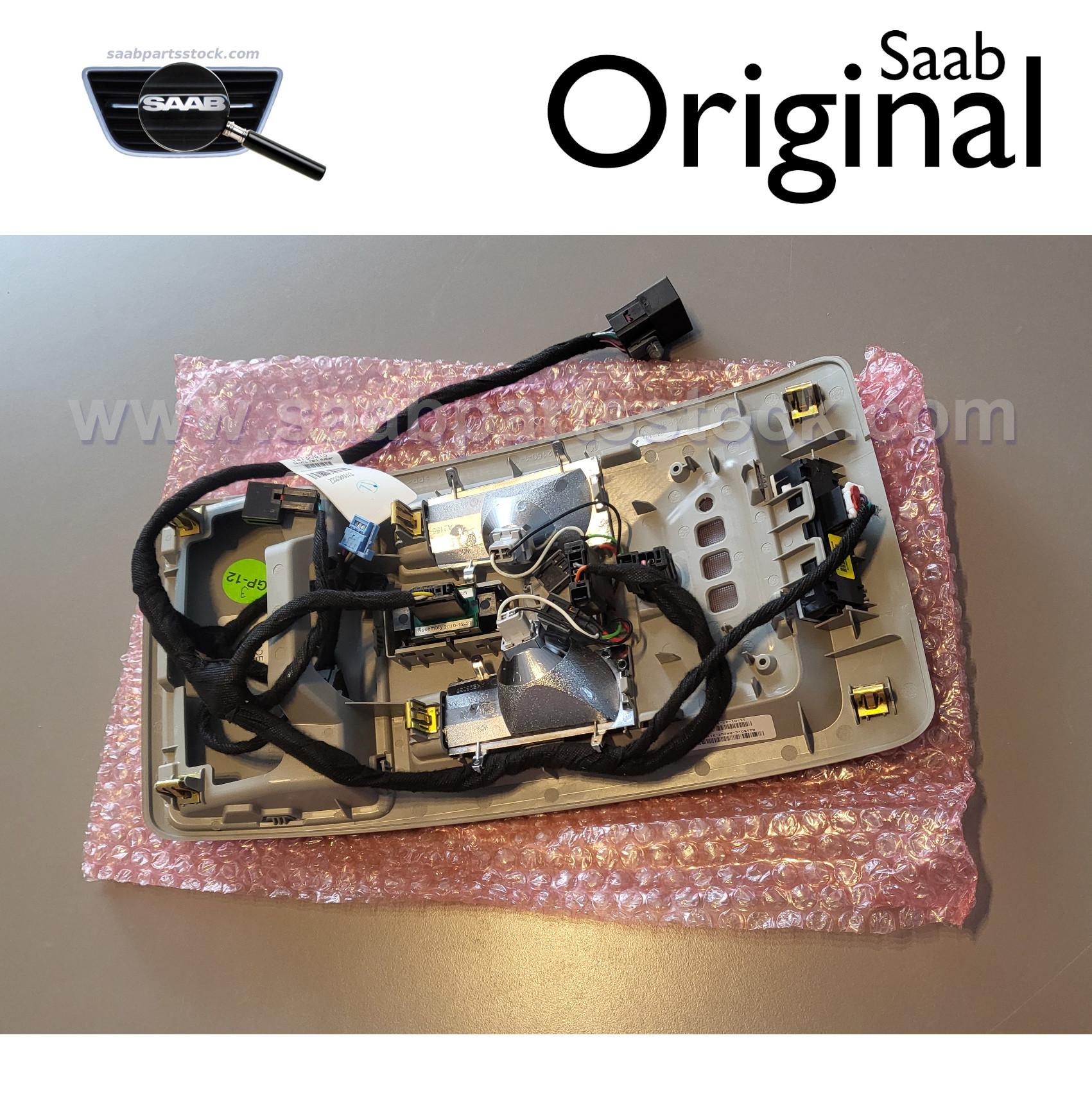 SAAB 9-4x Front Interior Light_20866035 saabpartsstock Reading Light Cluster (Bracket) Interior Light SAAB 20866035