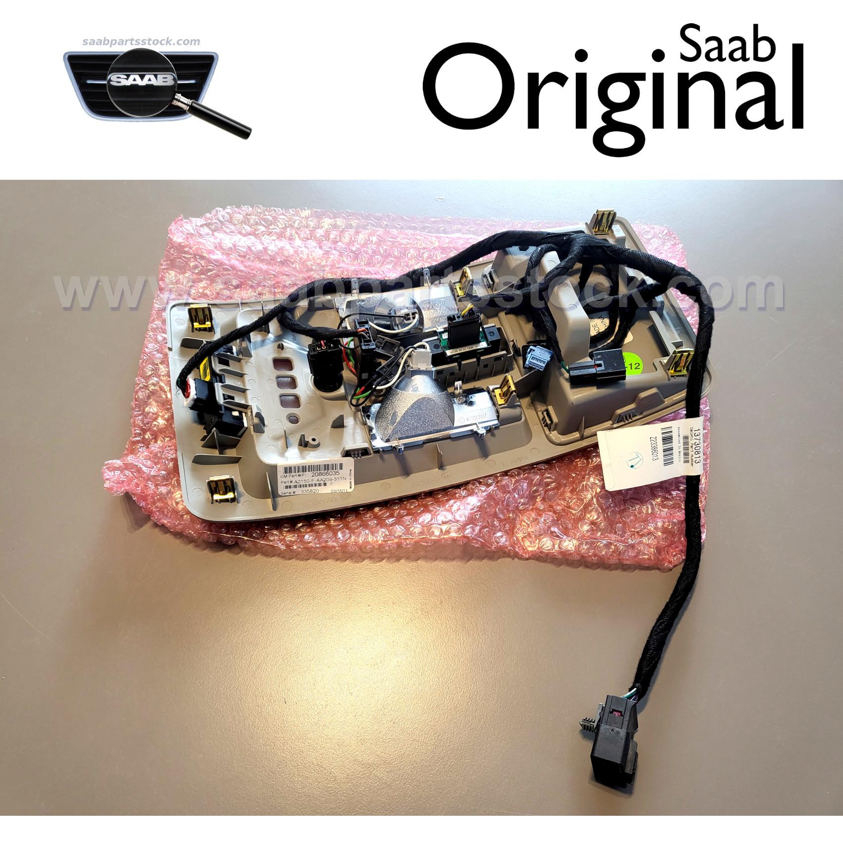 SAAB 9-4x Front Interior_Light_20866035 saabpartsstock Reading Light Cluster (Bracket) Interior Light SAAB 20866035