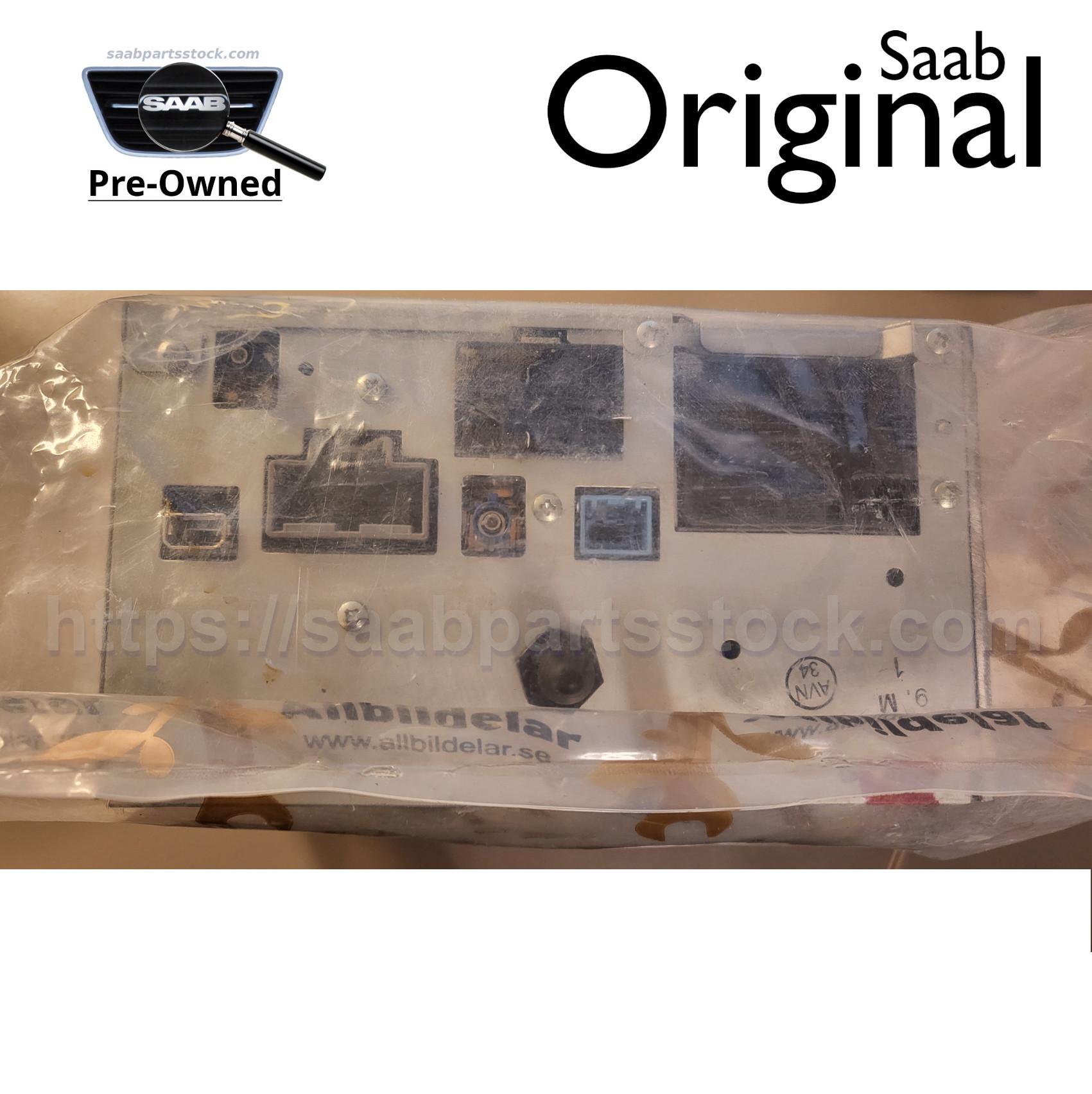 SAAB 9-5NG used radio unit 13343711 saabpartsstock Sat-Nav-Radio Unit, SAAB 13343711, 32017542 (Pre-Owned)