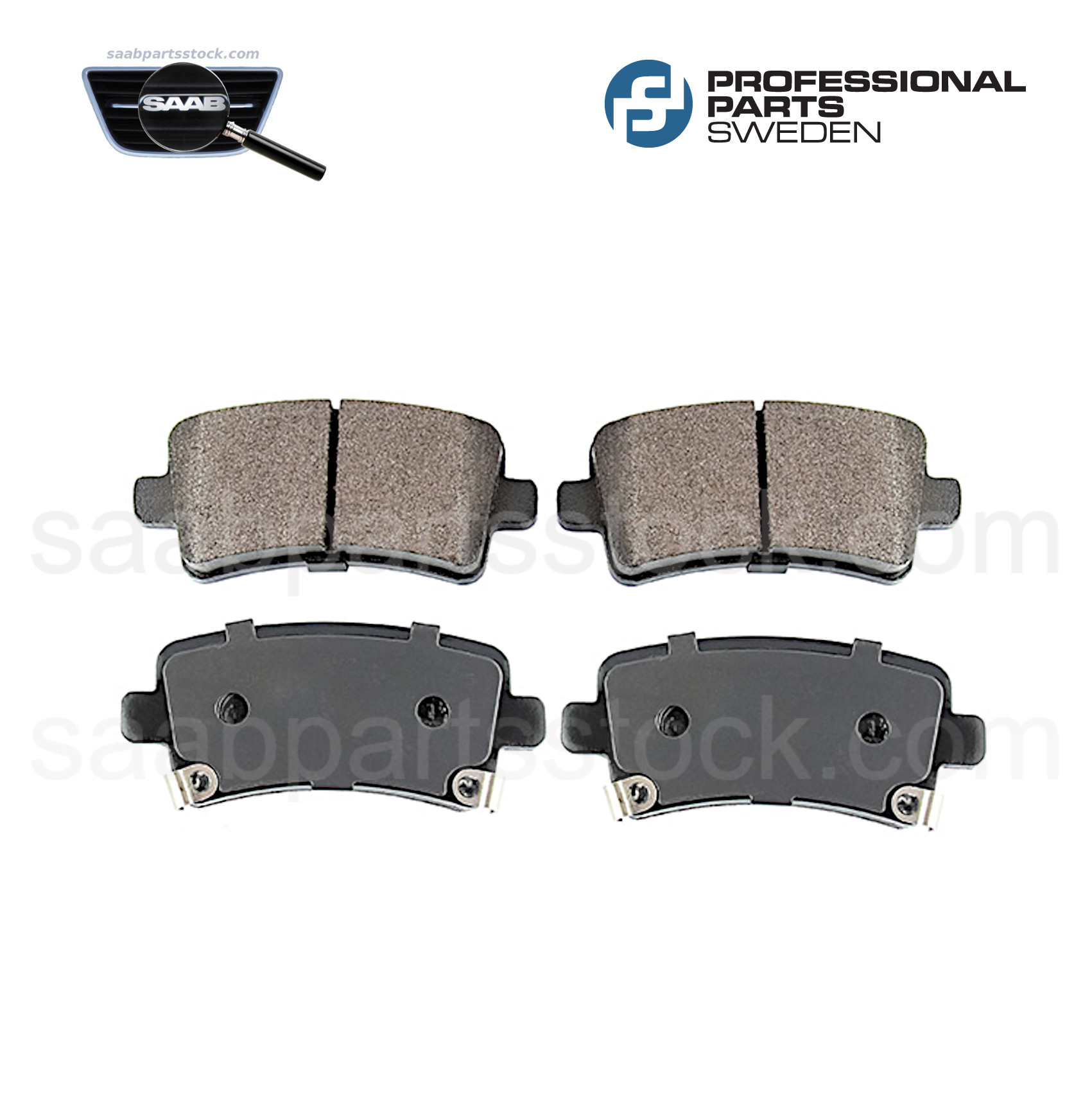 Rear Brake Pad Kit SAAB 13338368, 13237767, 51348368