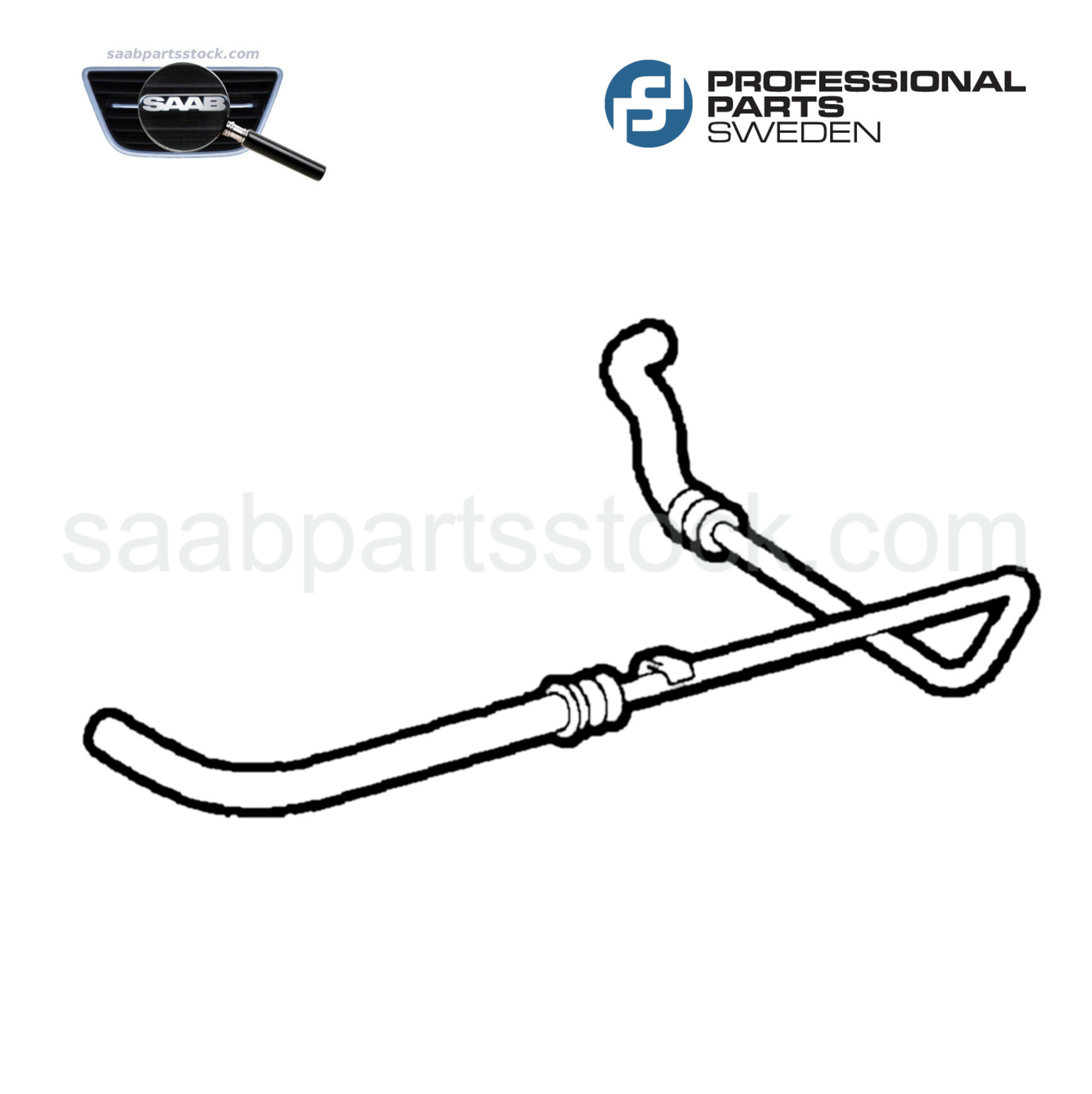 Power Steering Hose 61342725, SAAB 4482725, SAAB 4402681