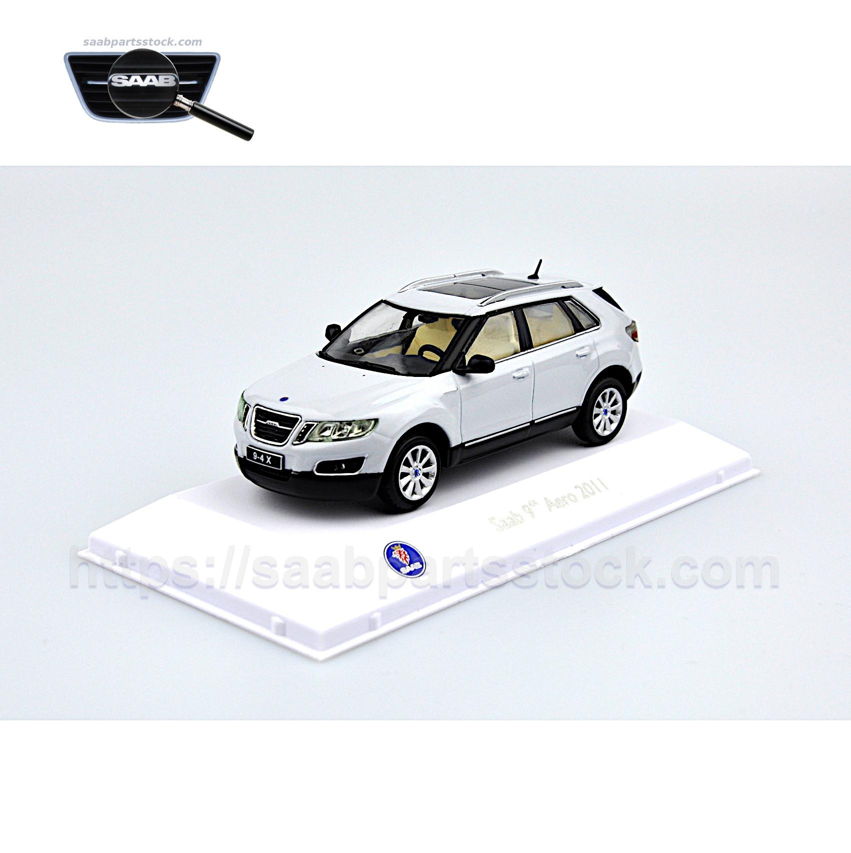 model-car-saab-9-4x-aero in scale 143 saabpartsstock