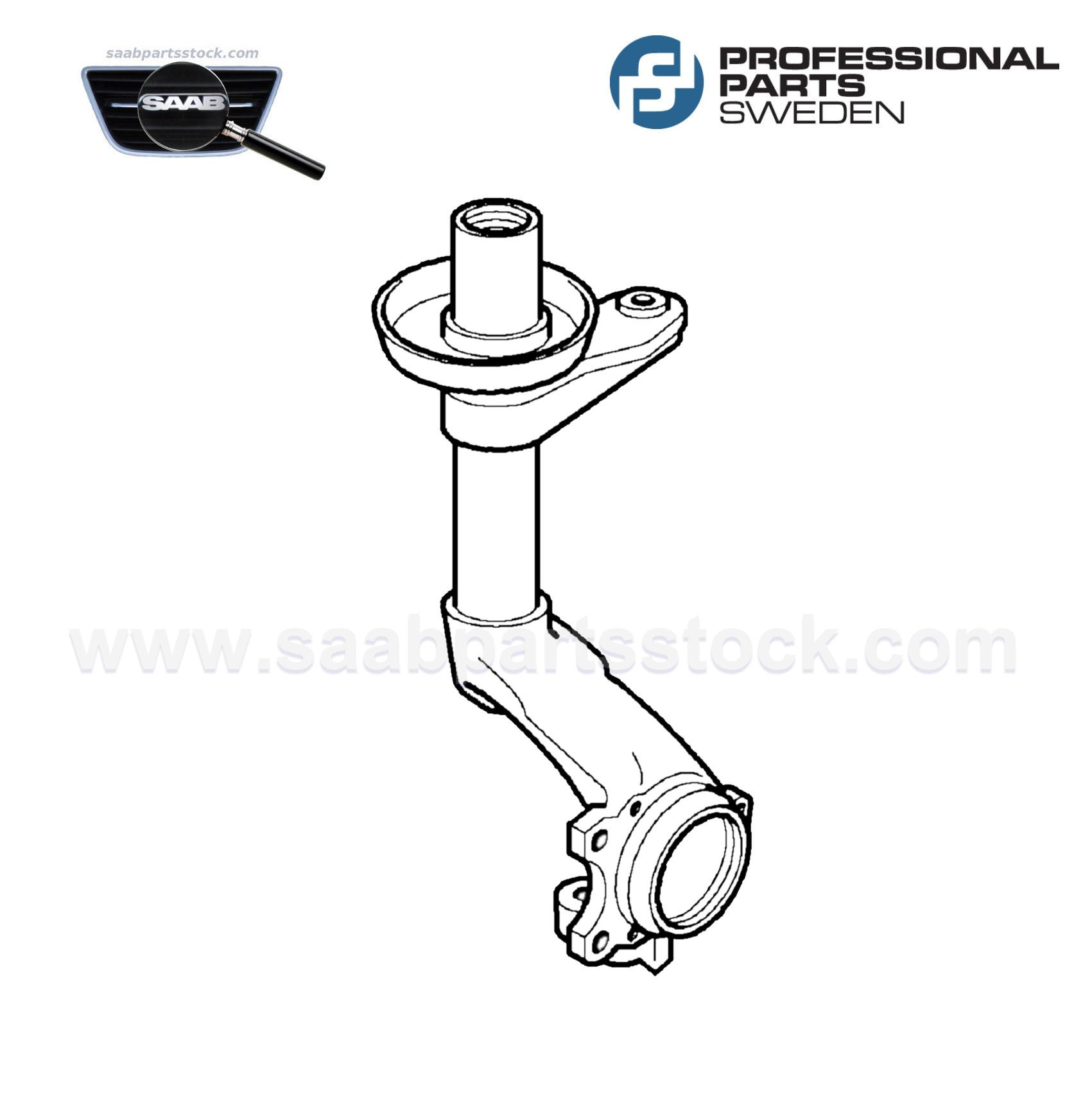 shock absorber leg left 4778841 saabpartsstock Steering Knuckle Housing, Left Side 72348841, 4778841
