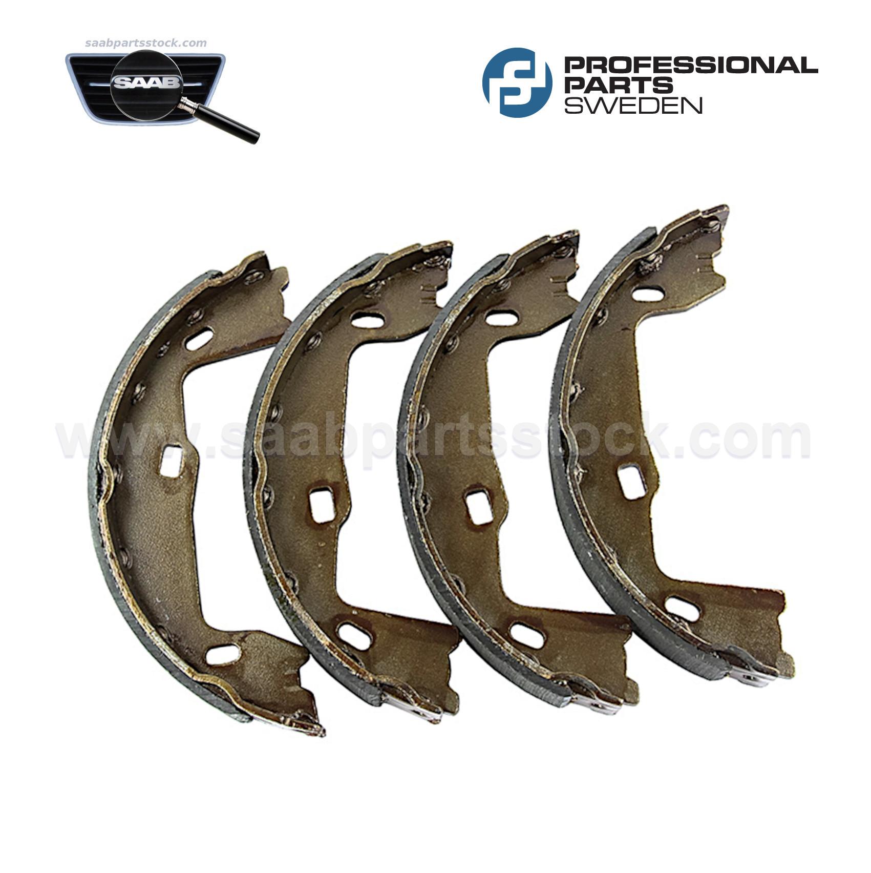 Set of Shoes for Parking Brake 32015444, 32019151, 55346441